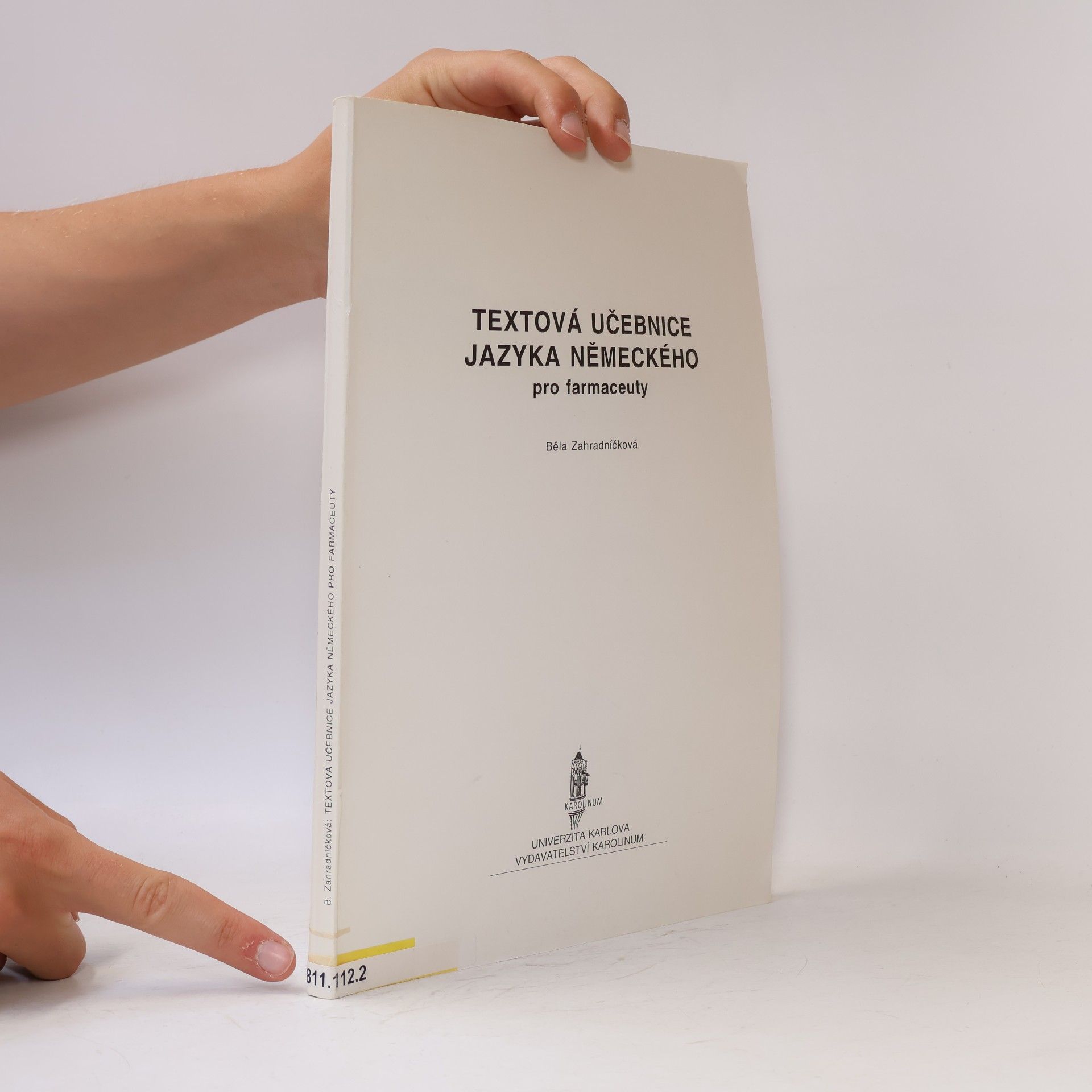 Běla Zahradníčková Textová učebnice jazyka německého