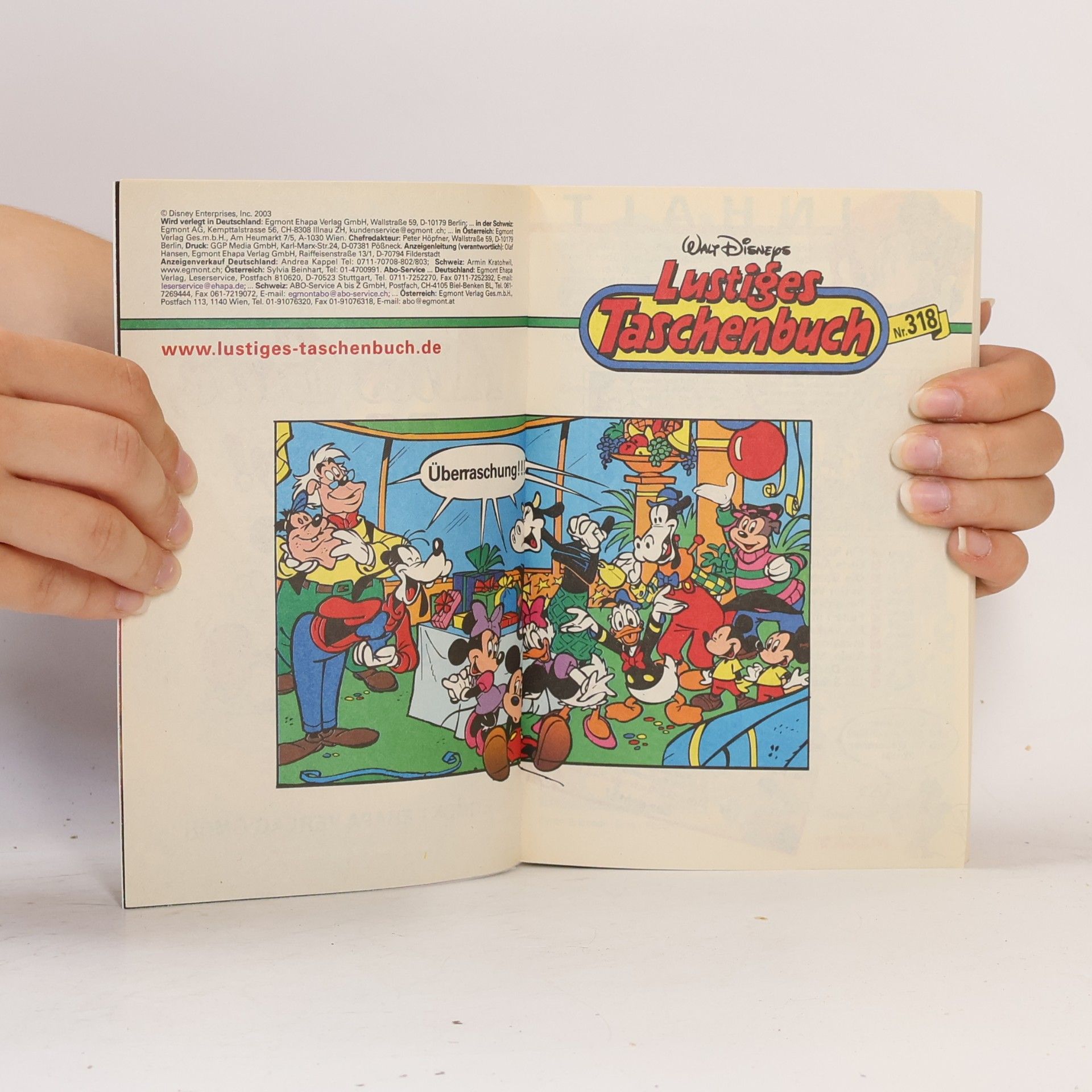 Walt Disney Lustiges Taschenbuch 318. Alles Gute Micky!