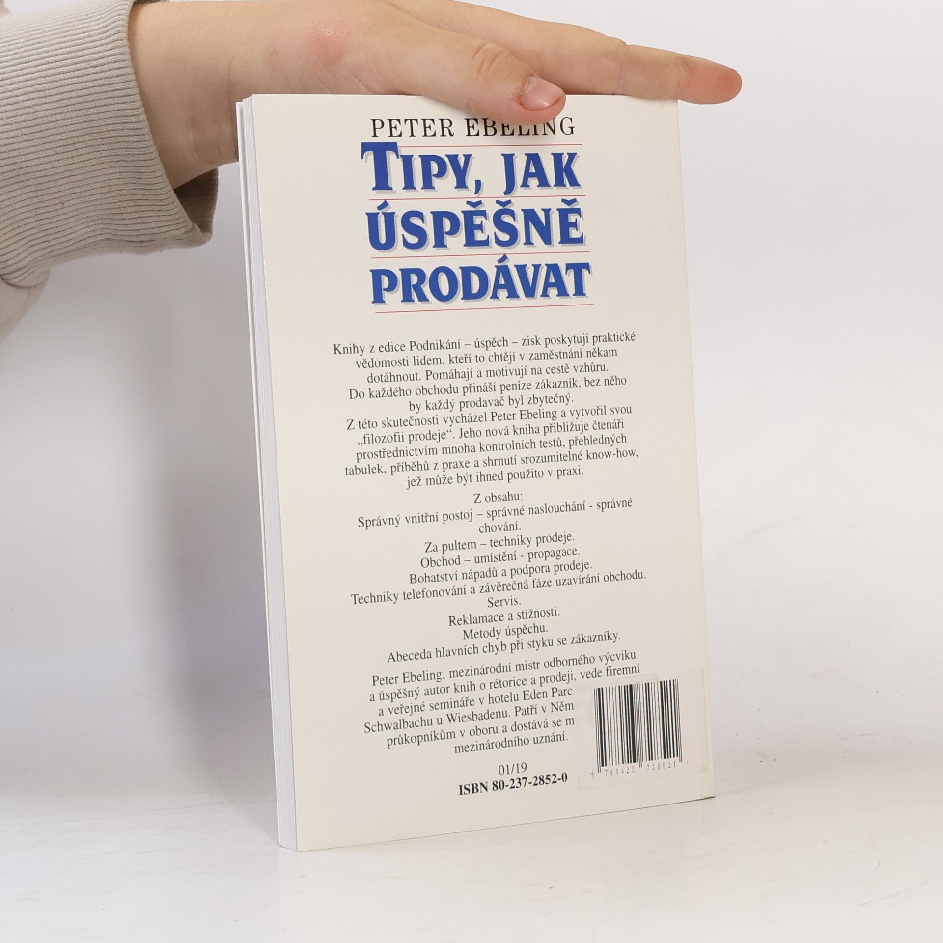 Peter Ebeling Tipy, jak úspěšně prodávat