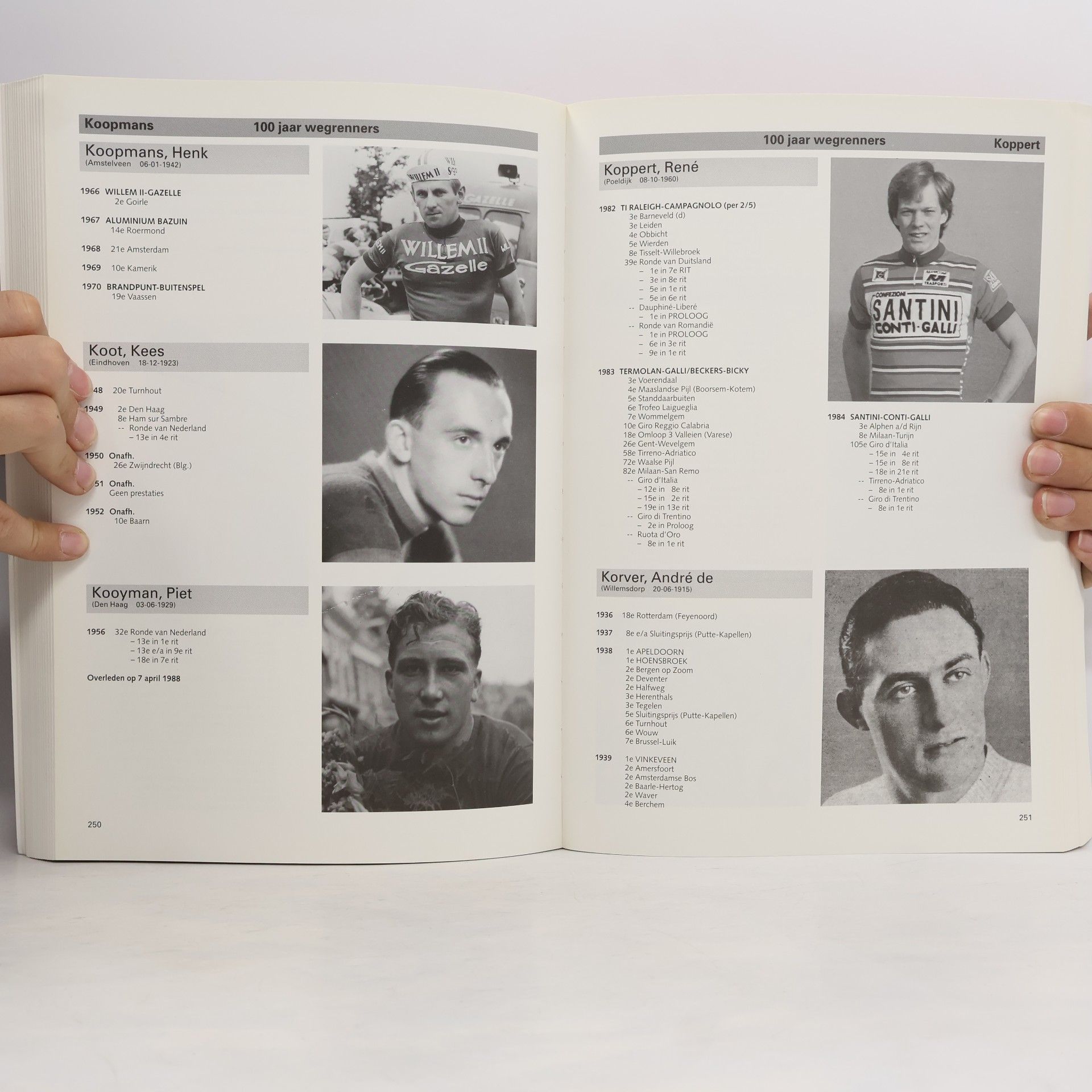 Wim van Eyle 100 jaar wegrenners: Nederlandse beroepsrenners en hun prestaties
