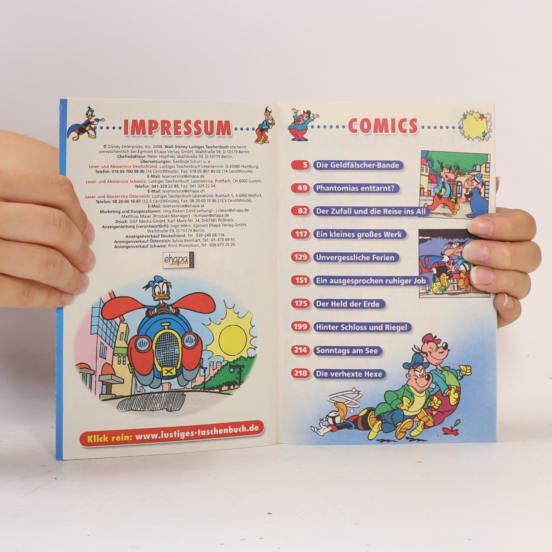 Walt Disney Lustiges Taschenbuch 238. Phantomias enttarnt?