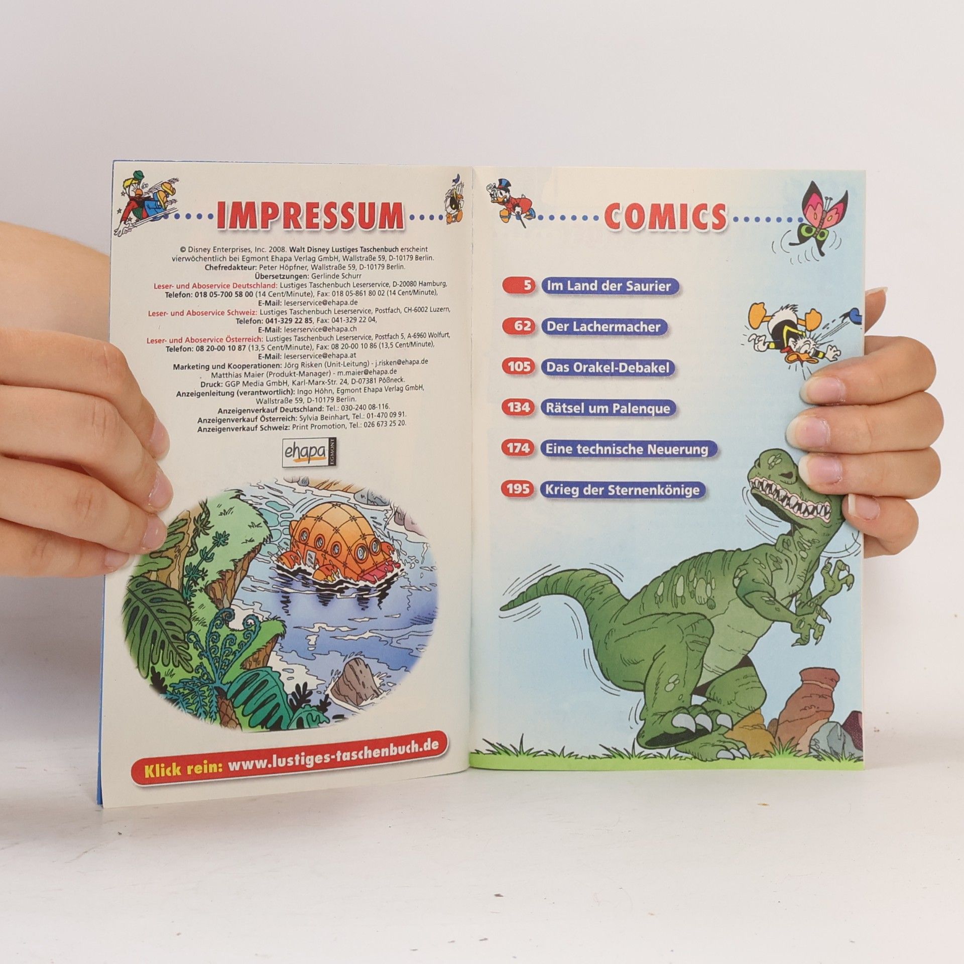 Walt Disney Lustiges Taschenbuch 237. Im Land der Saurier