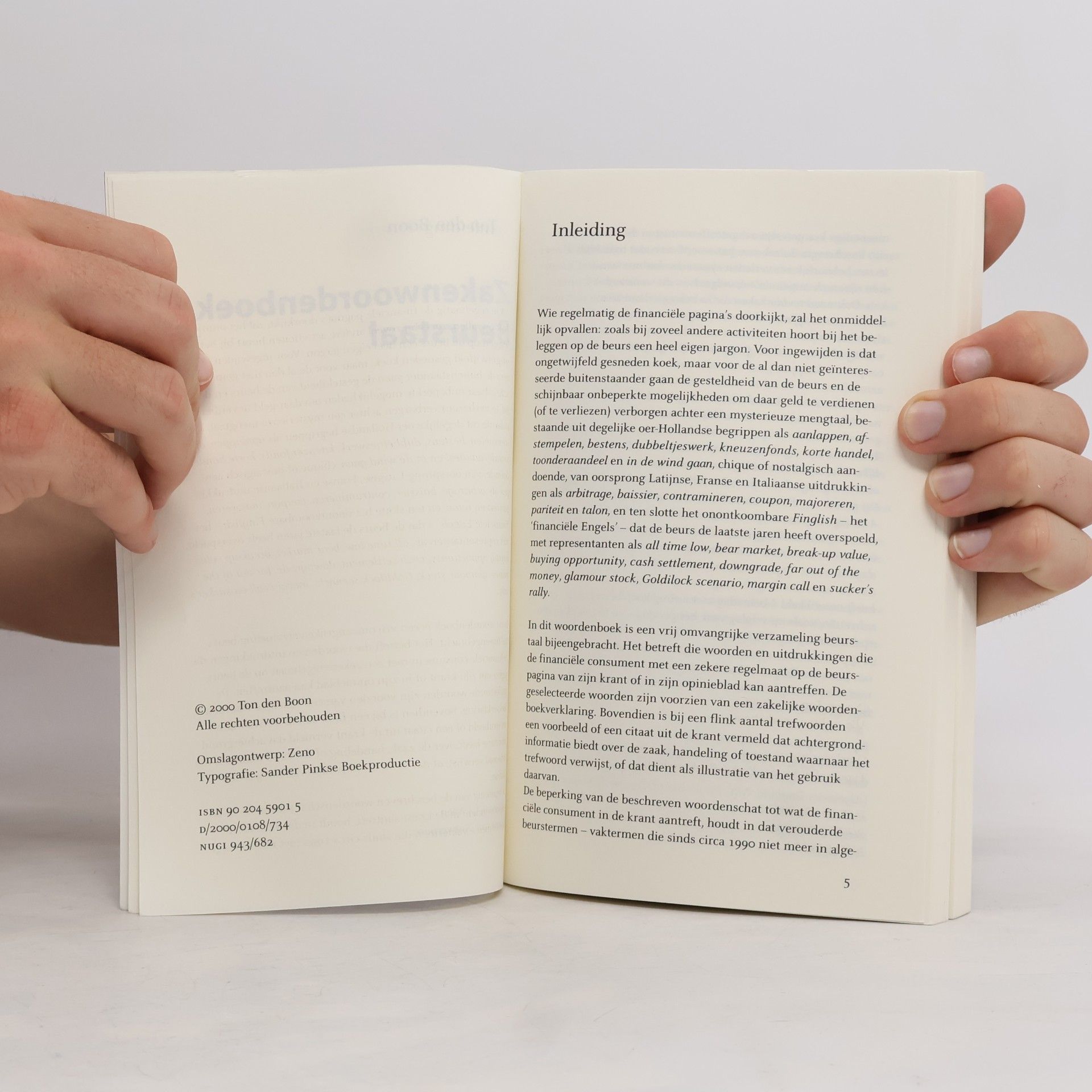 Ton den Boon Zakenwoordenboek Beurstaal