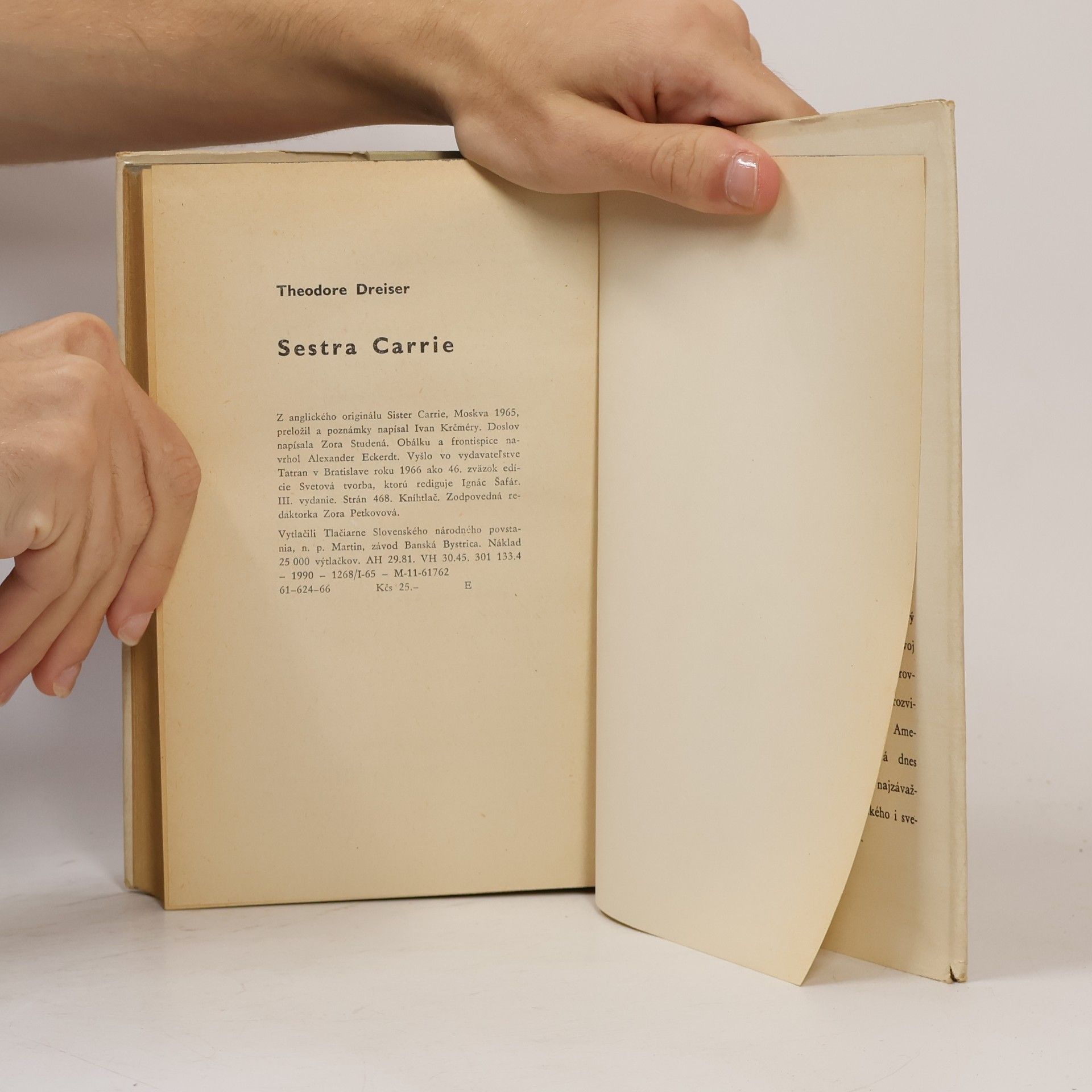 Theodore Dreiser Sestra Carrie