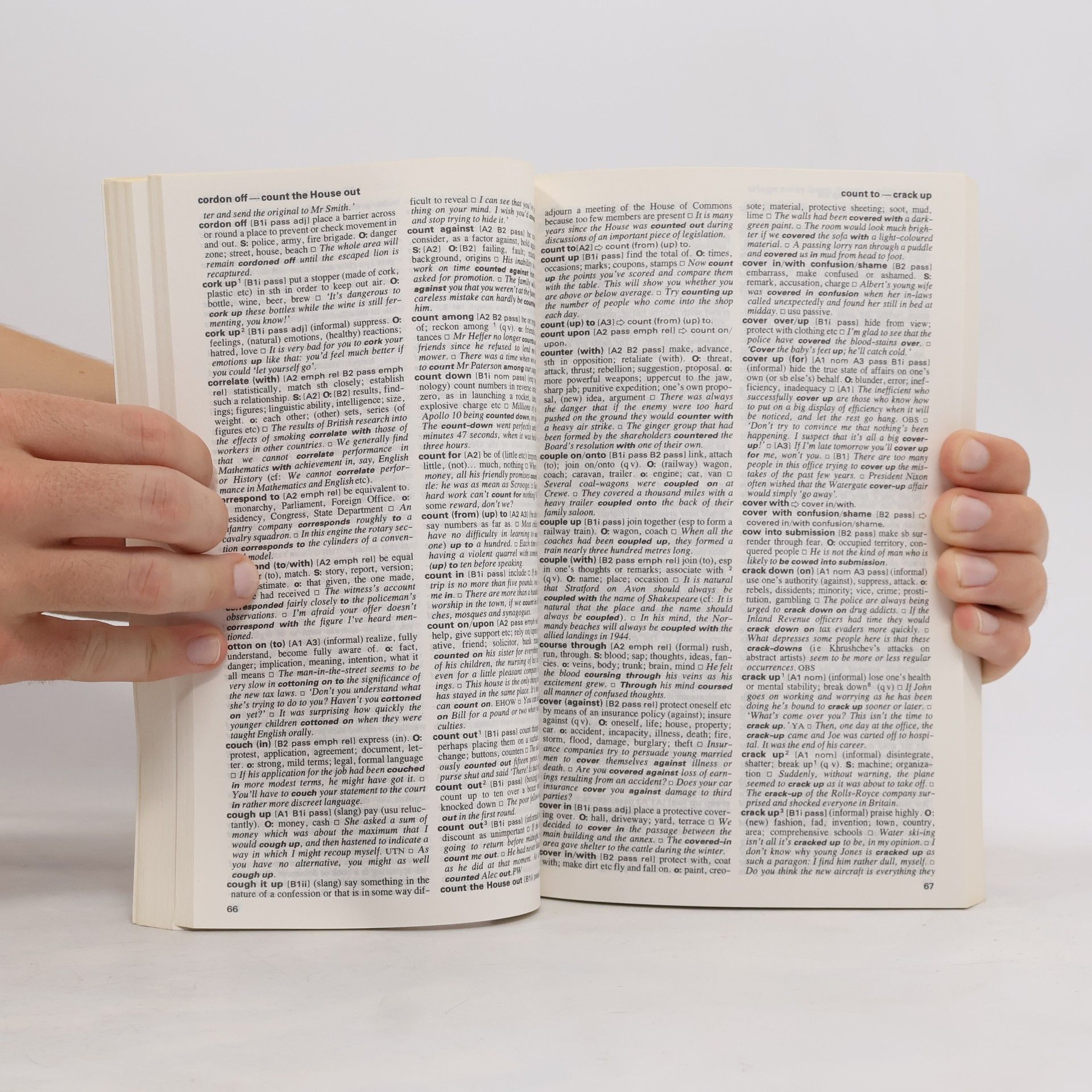 Anthony Paul Cowie Oxford Dictionary of Current Idiomatic English. Volume 1, Verbs with Prepositions & Particles