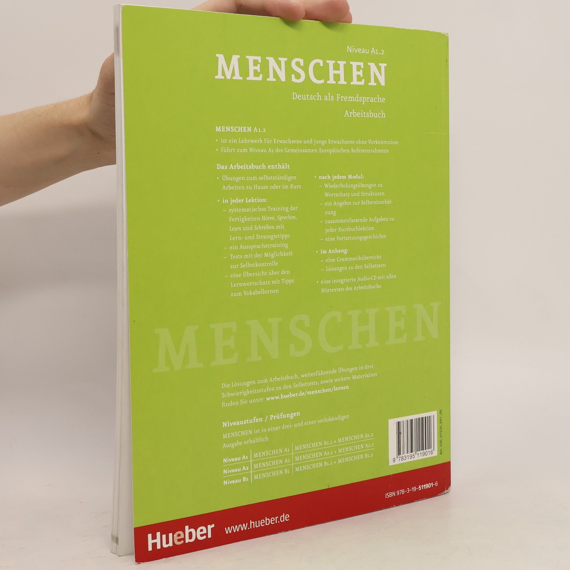 Sabine Glas Peters Menschen : Deutsch als Fremdsprache : Arbeitsbuch. A1.2