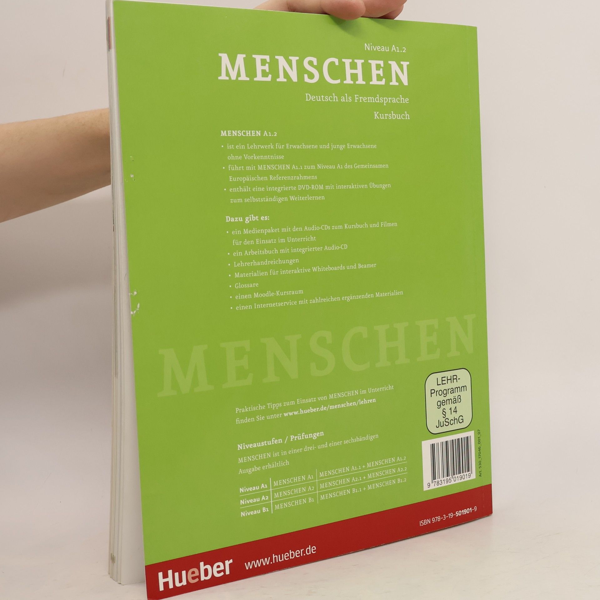 Sandra Evans Menschen : Deutsch als Fremdsprache : Kursbuch. A1.2