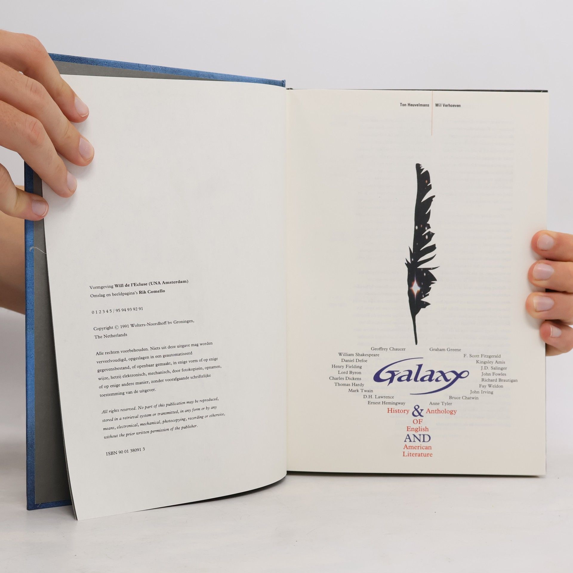 Ton Heuvelmans Galaxy: History and Anthology of English and American Literature