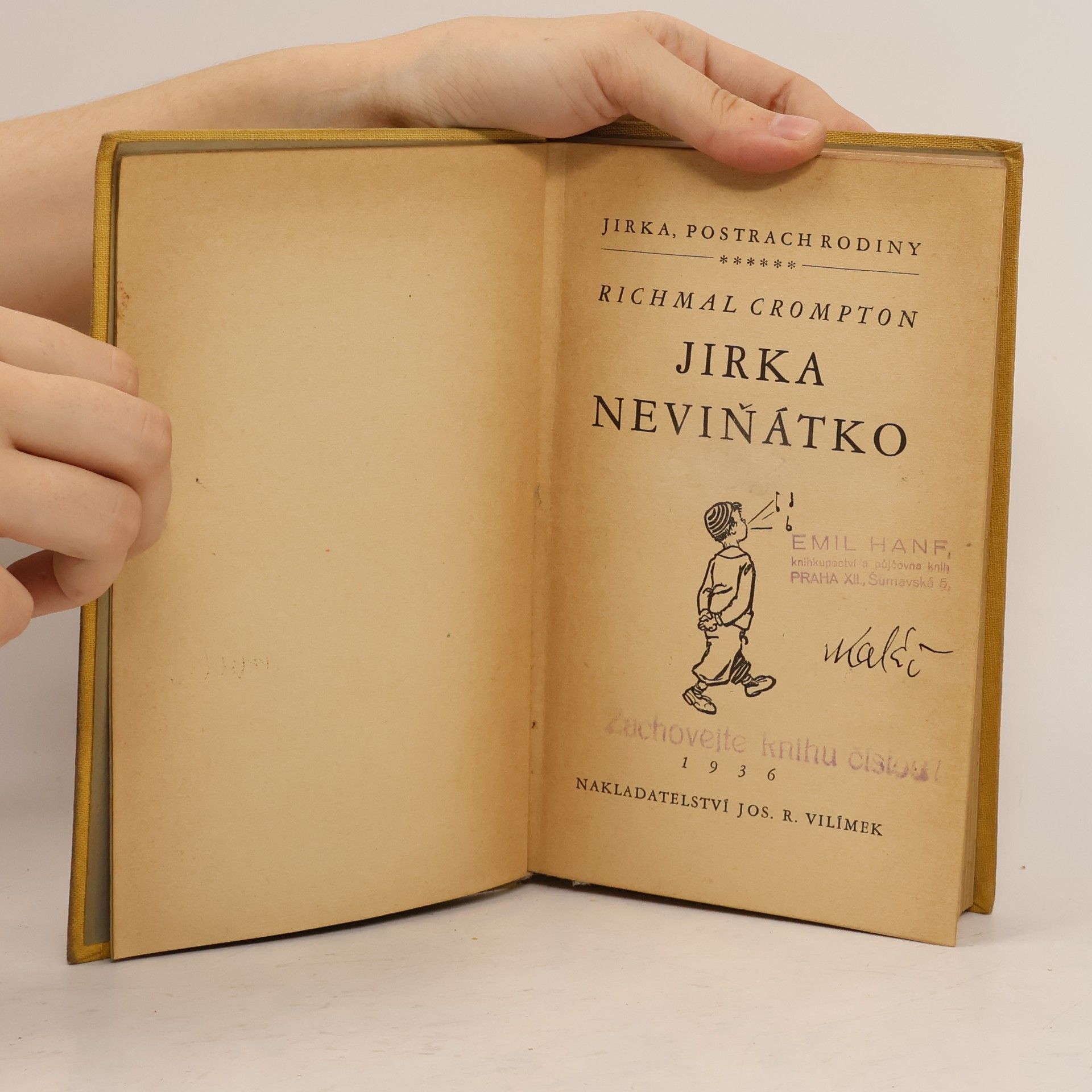 Jos. R. Vilímek Jirka, postrach rodiny