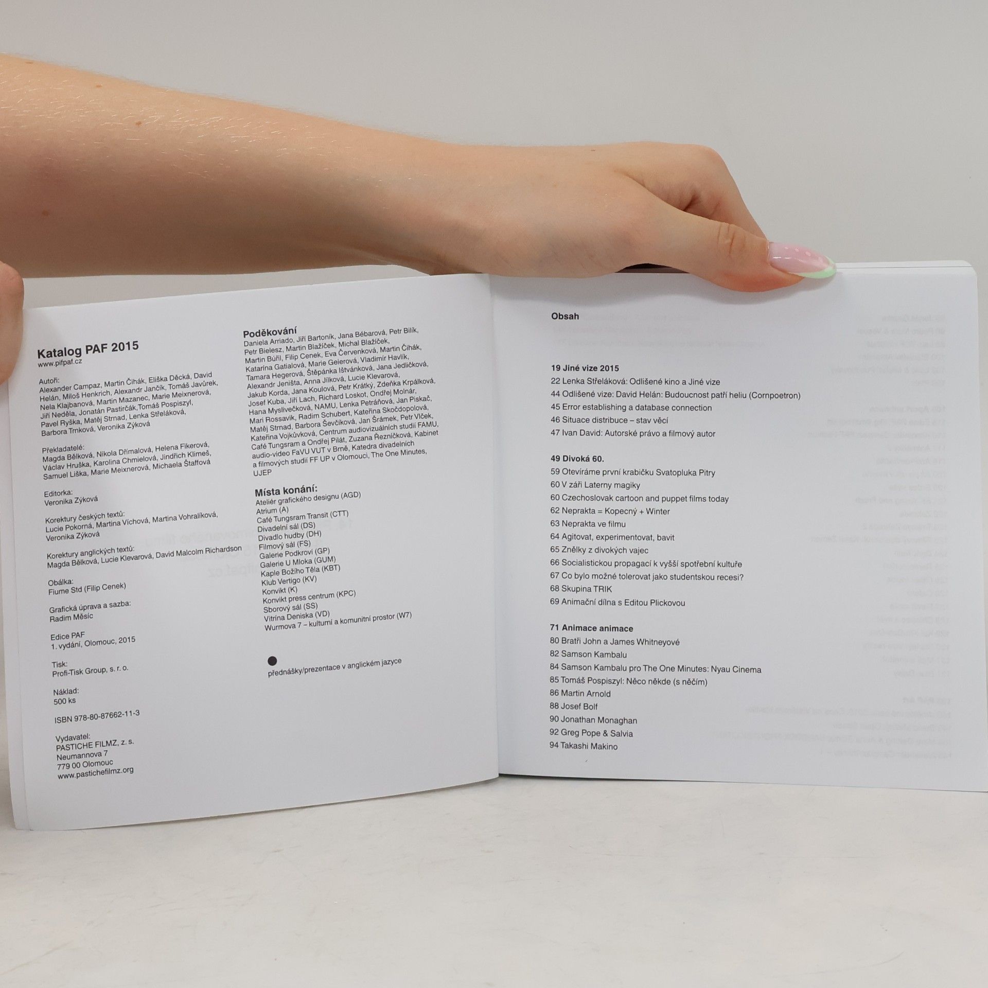 Autorenkollektiv PAF Olomouc 2015