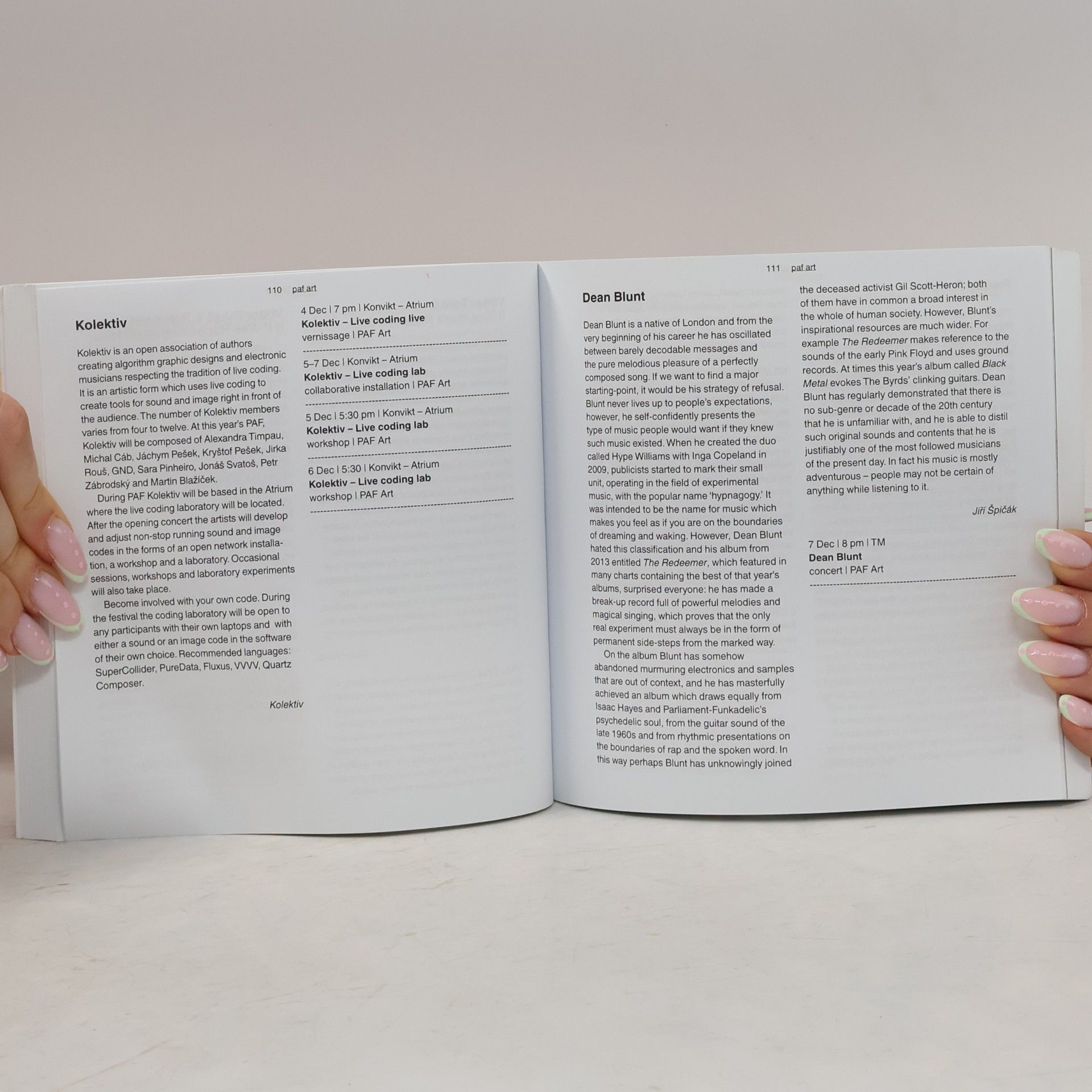 Various authors PAF Olomouc 2014