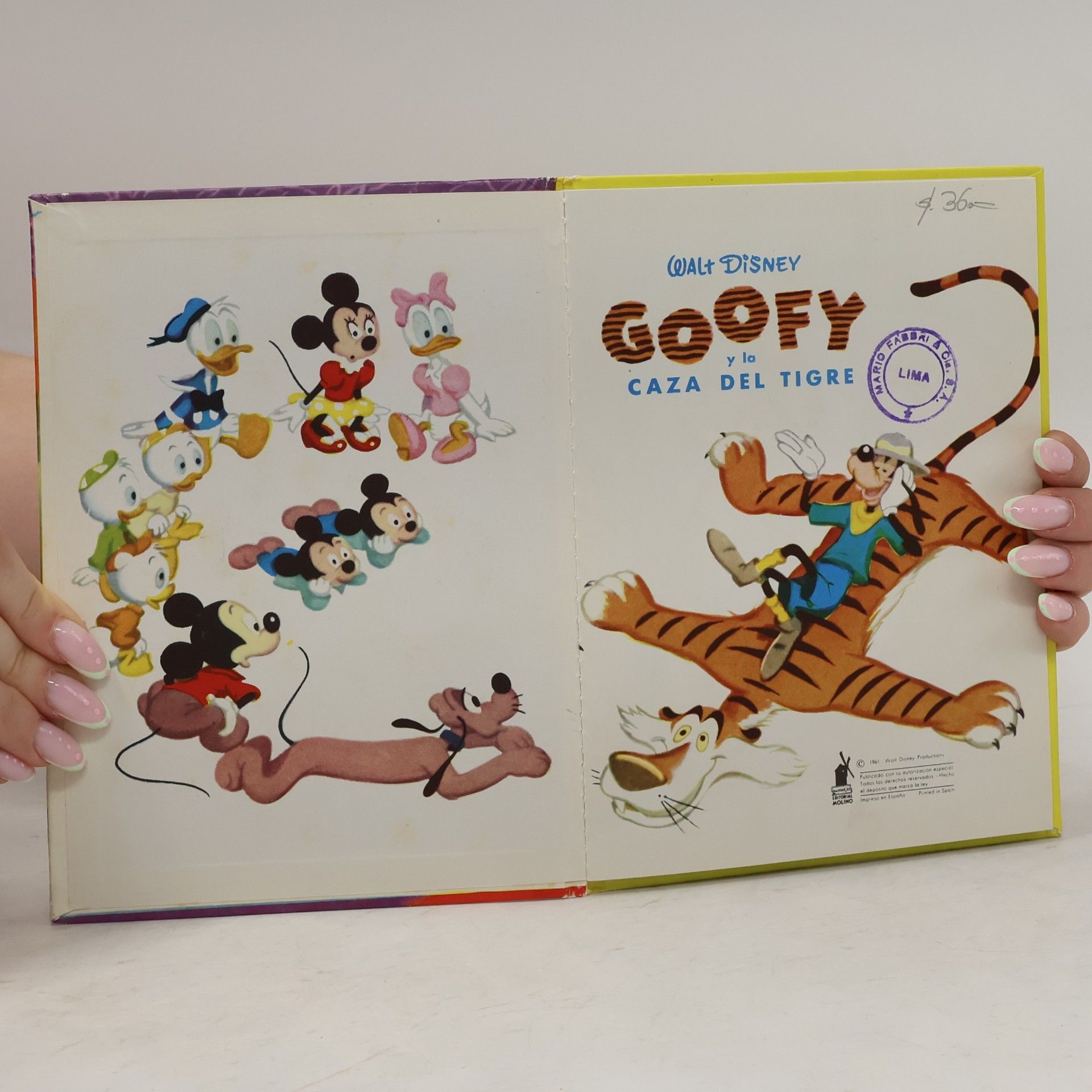 Kolektiv autorů Goofy y la caza del tigre