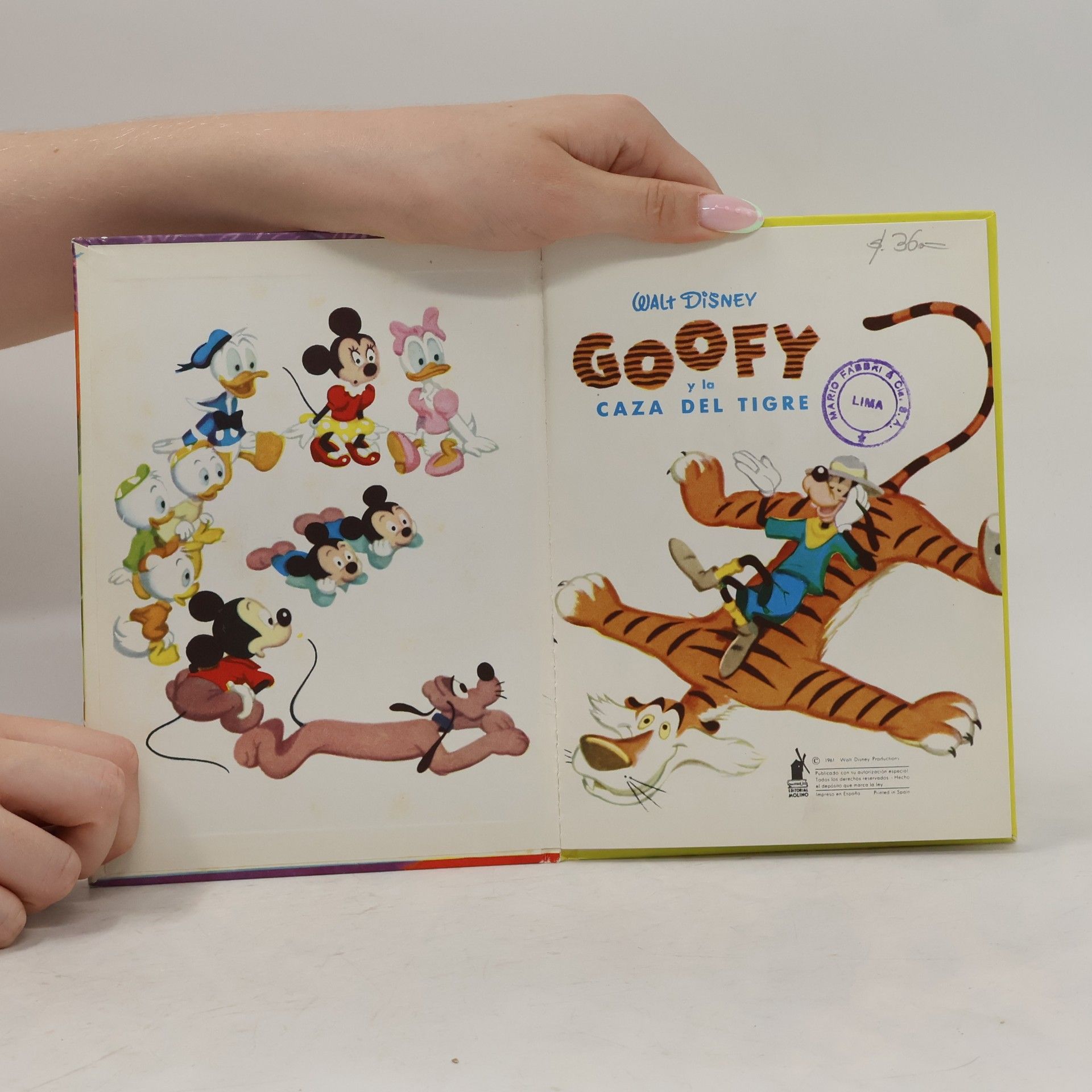 Kolektiv autorů Goofy y la caza del tigre