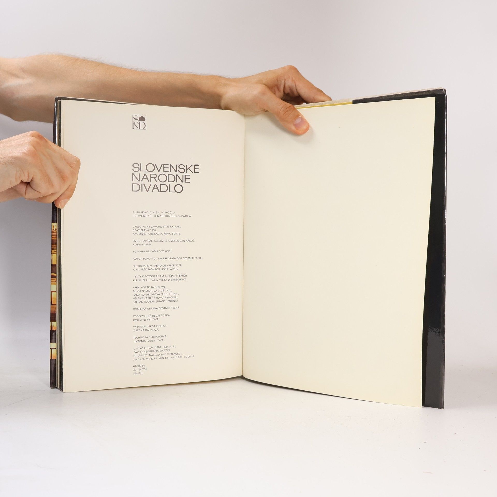 Various authors Slovenské národné divadlo