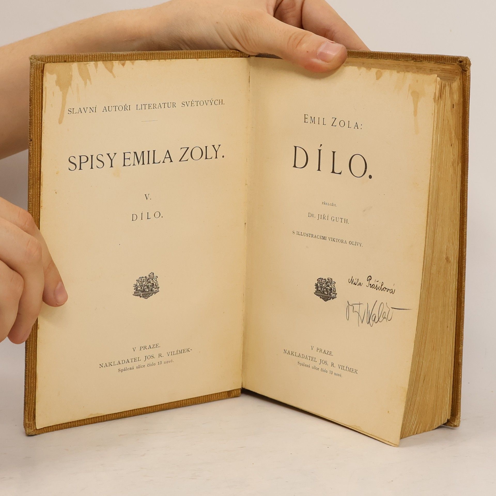 Émile Zola Spisy Emila Zoly V.