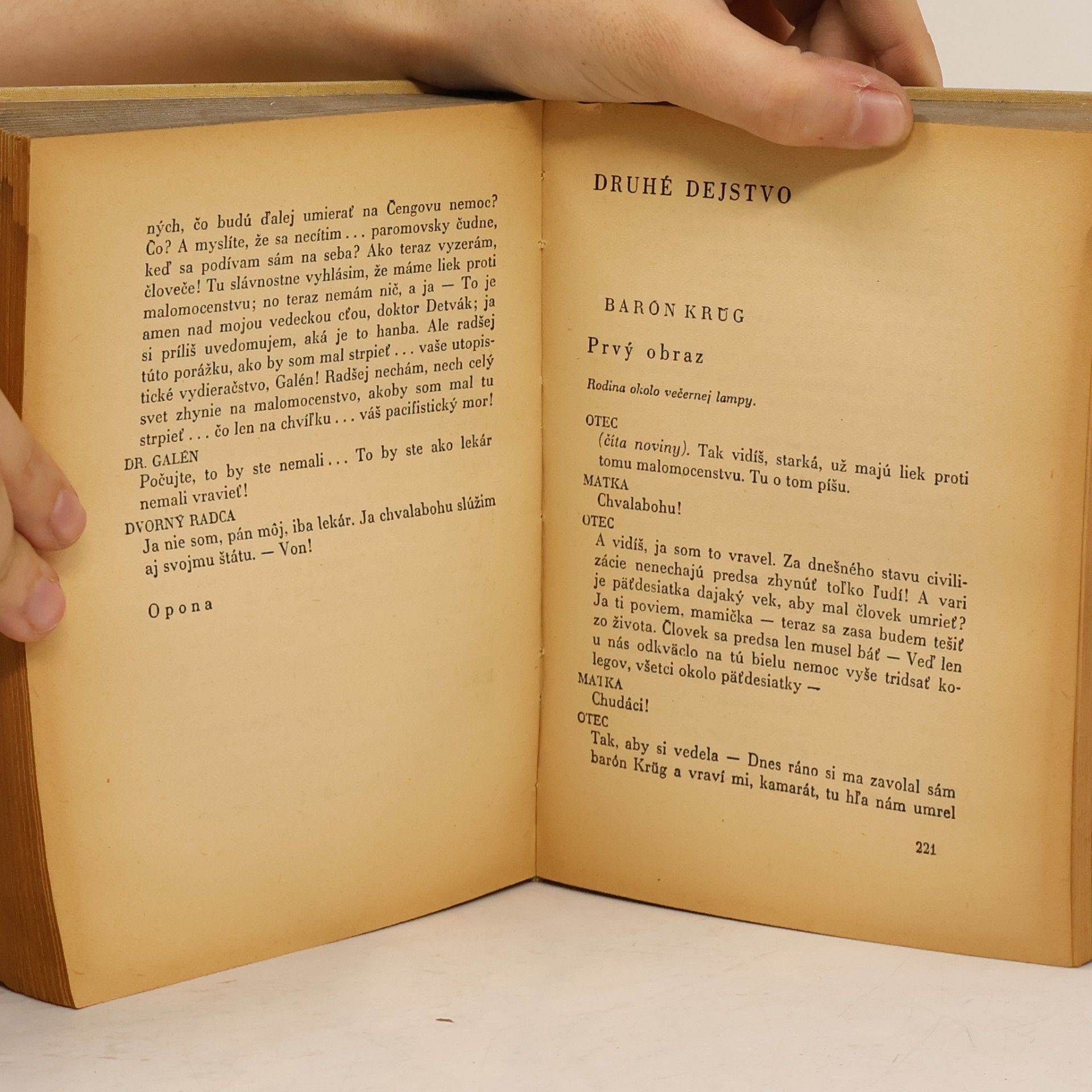 Karel Čapek R. U. R., Biela nemoc, Matka