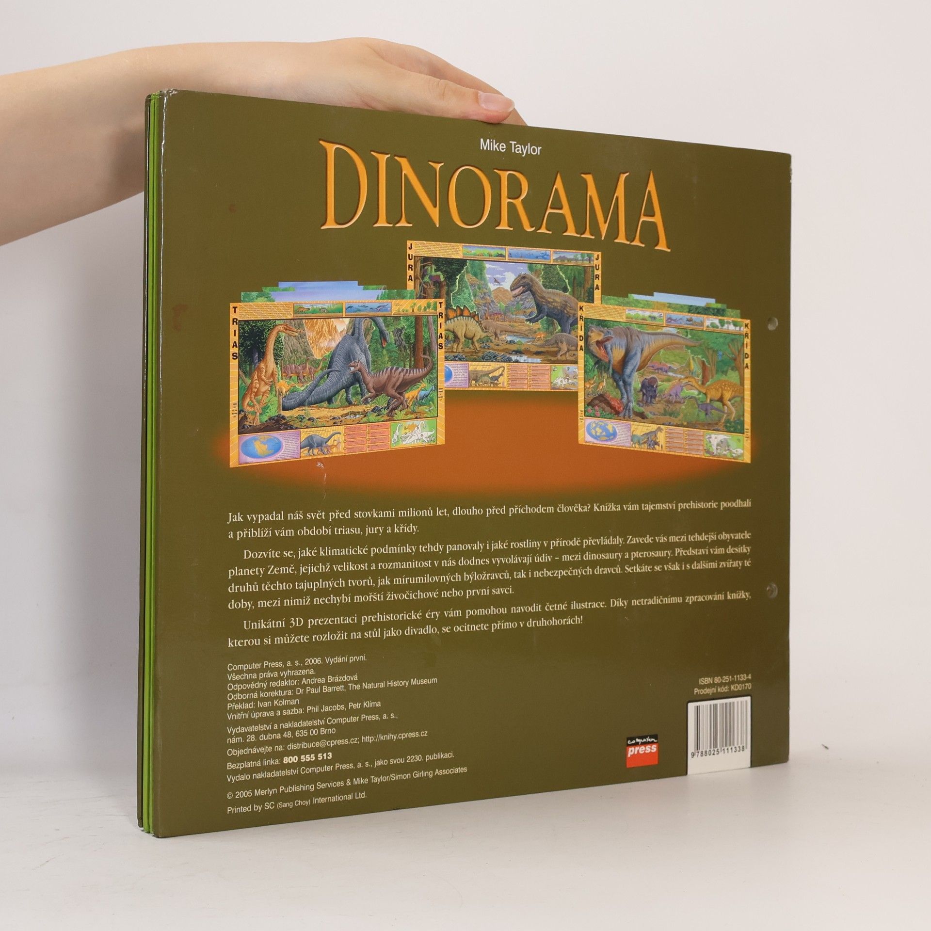 Mike Taylor Dinorama (pop-up leporelo)