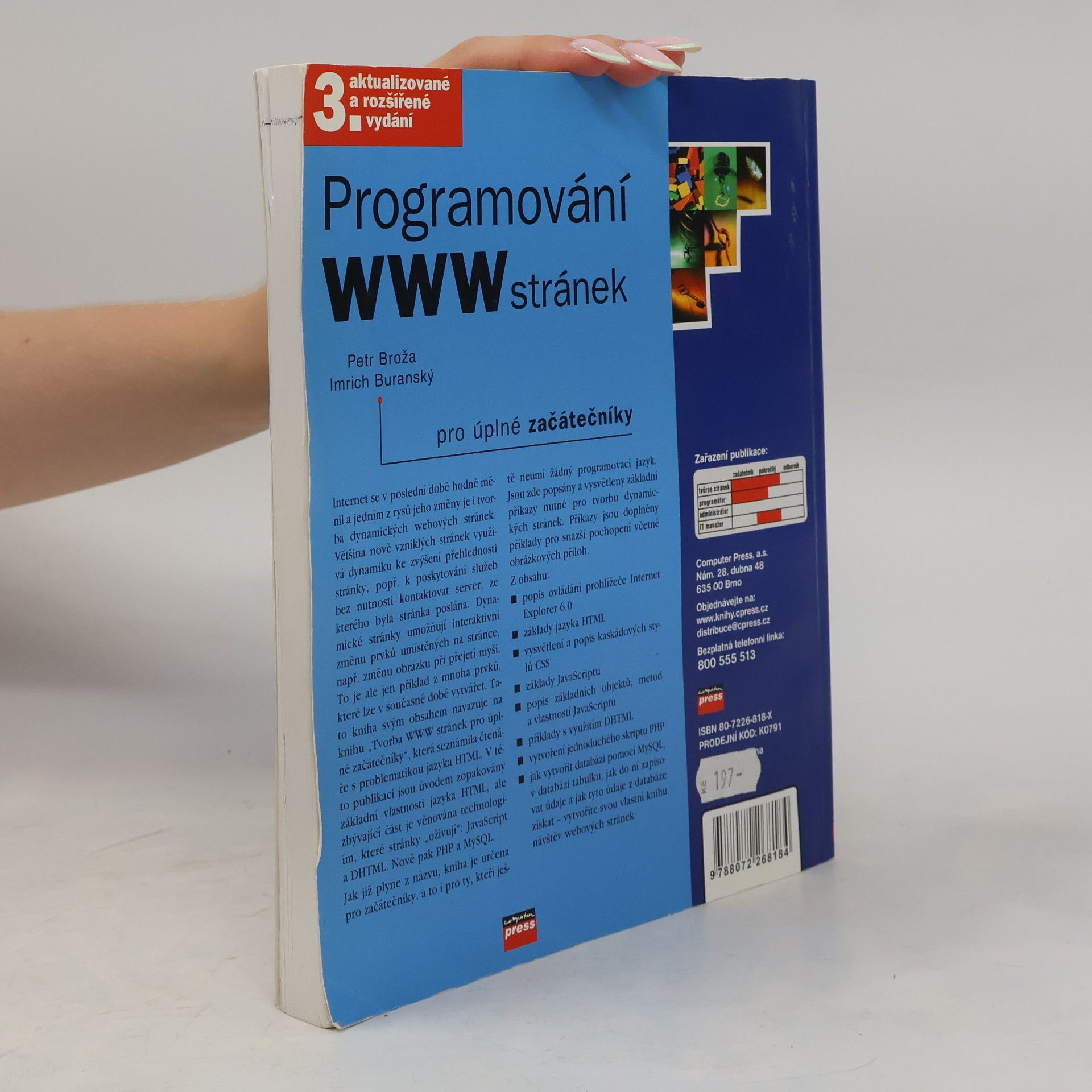 Petr Broža Programování WWW stránek pro úplné začátečníky