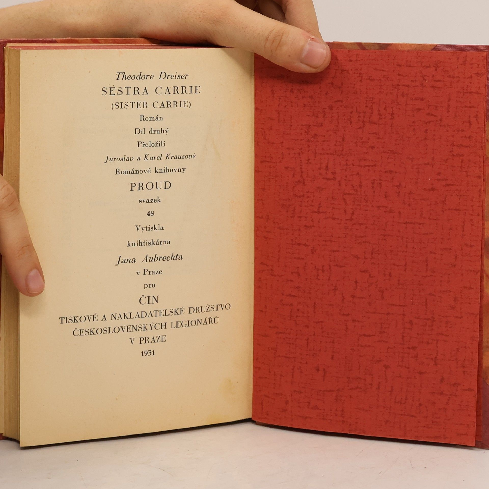 Theodore Dreiser Sestra Carrie II