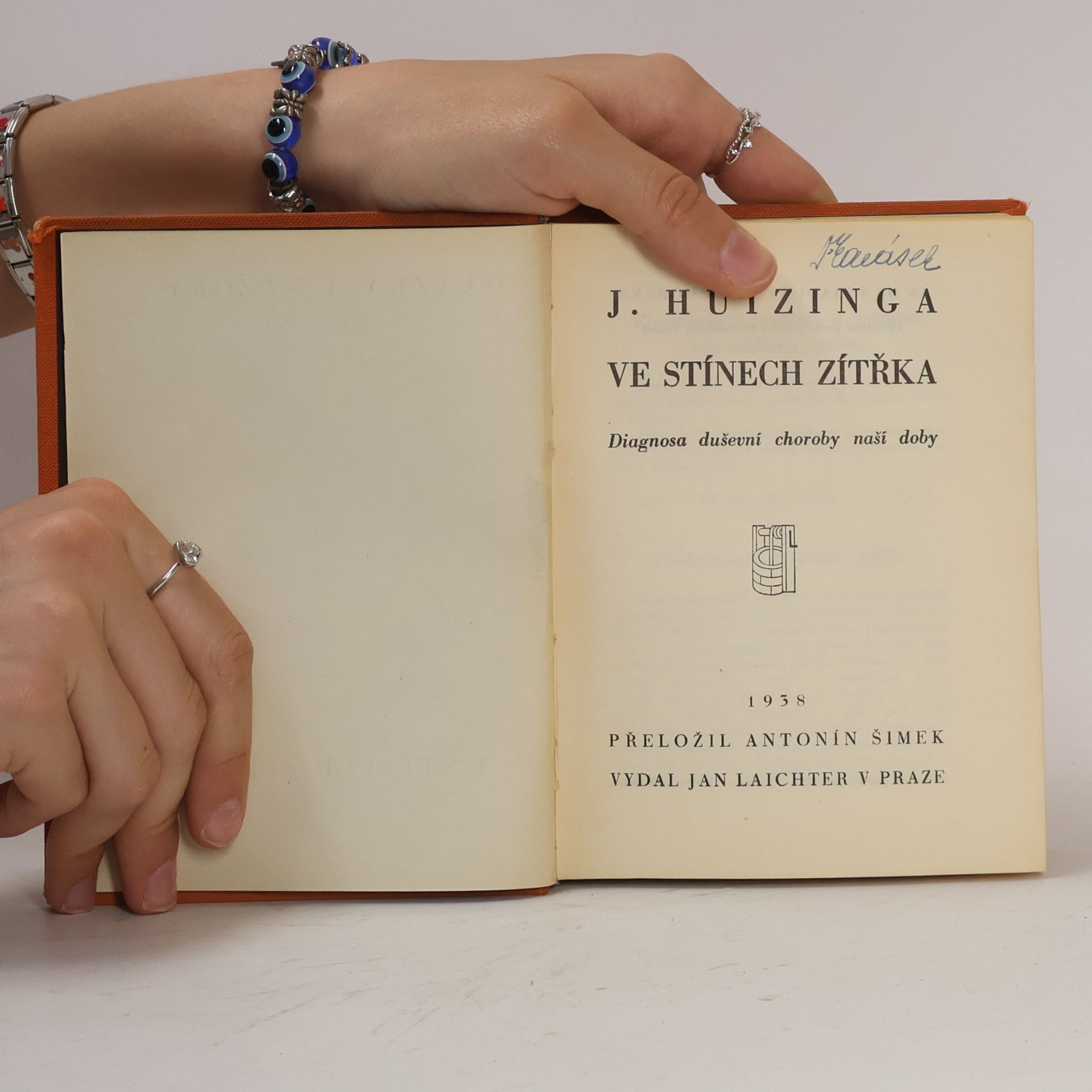 Johan Huizinga Ve stínech zítřka