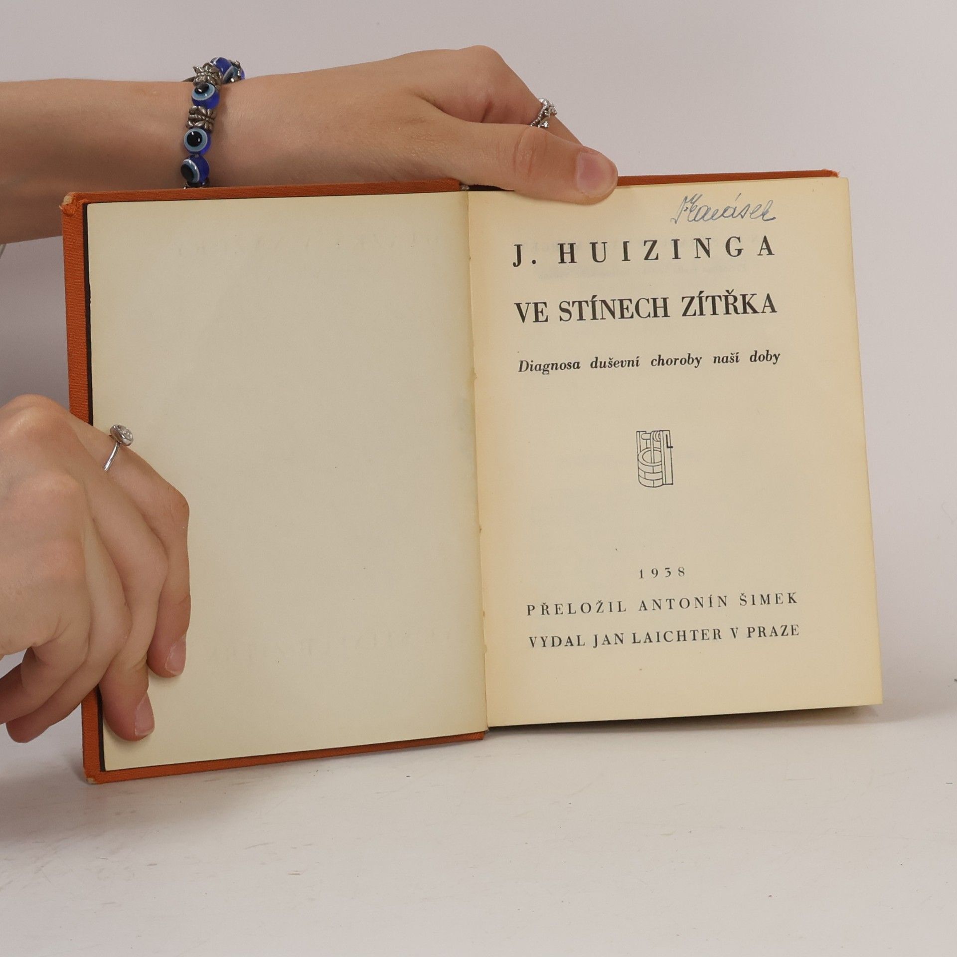 Johan Huizinga Ve stínech zítřka