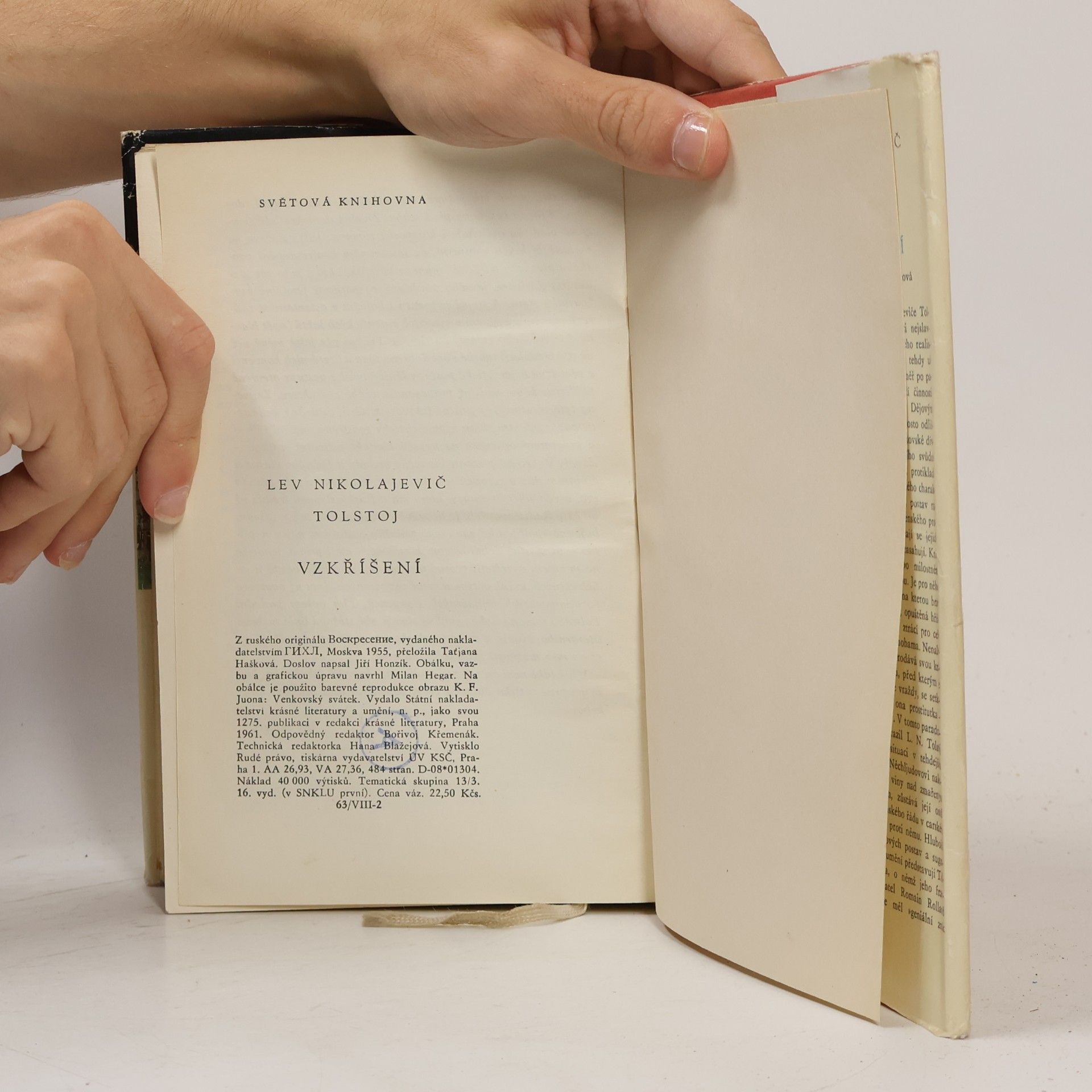Lew Nikolajewitsch Tolstoi Vzkříšení