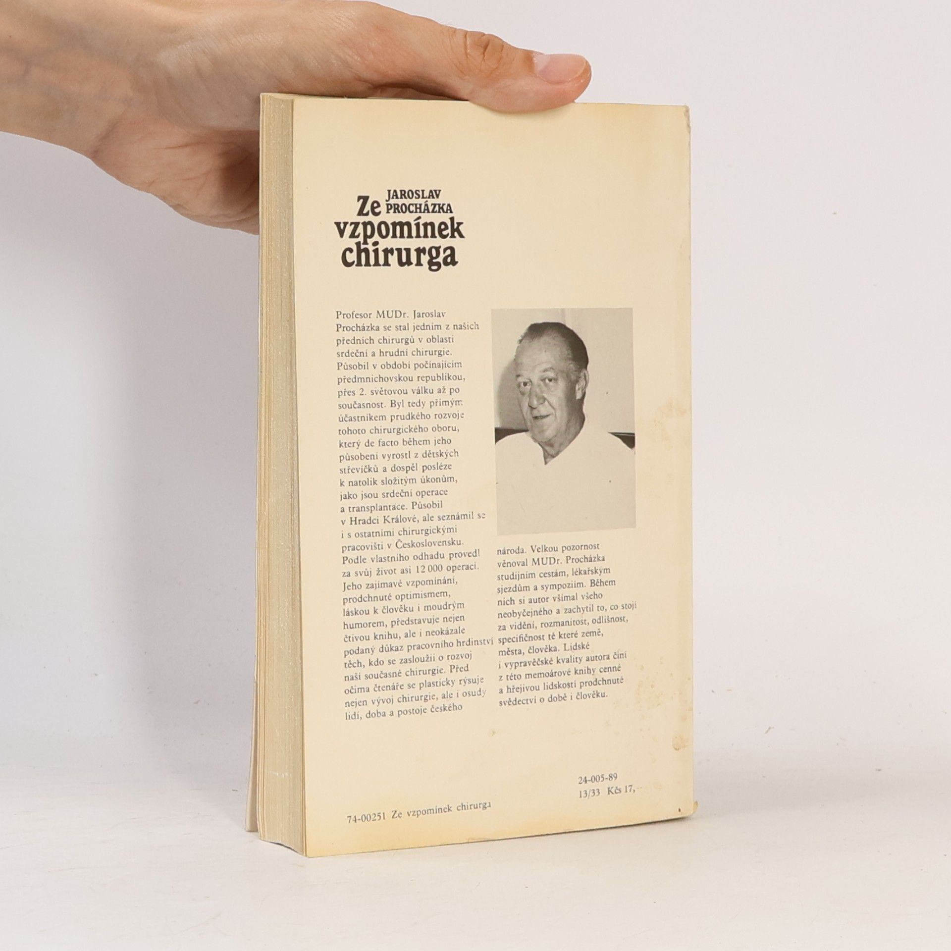 Jaroslav Procházka Ze vzpomínek chirurga