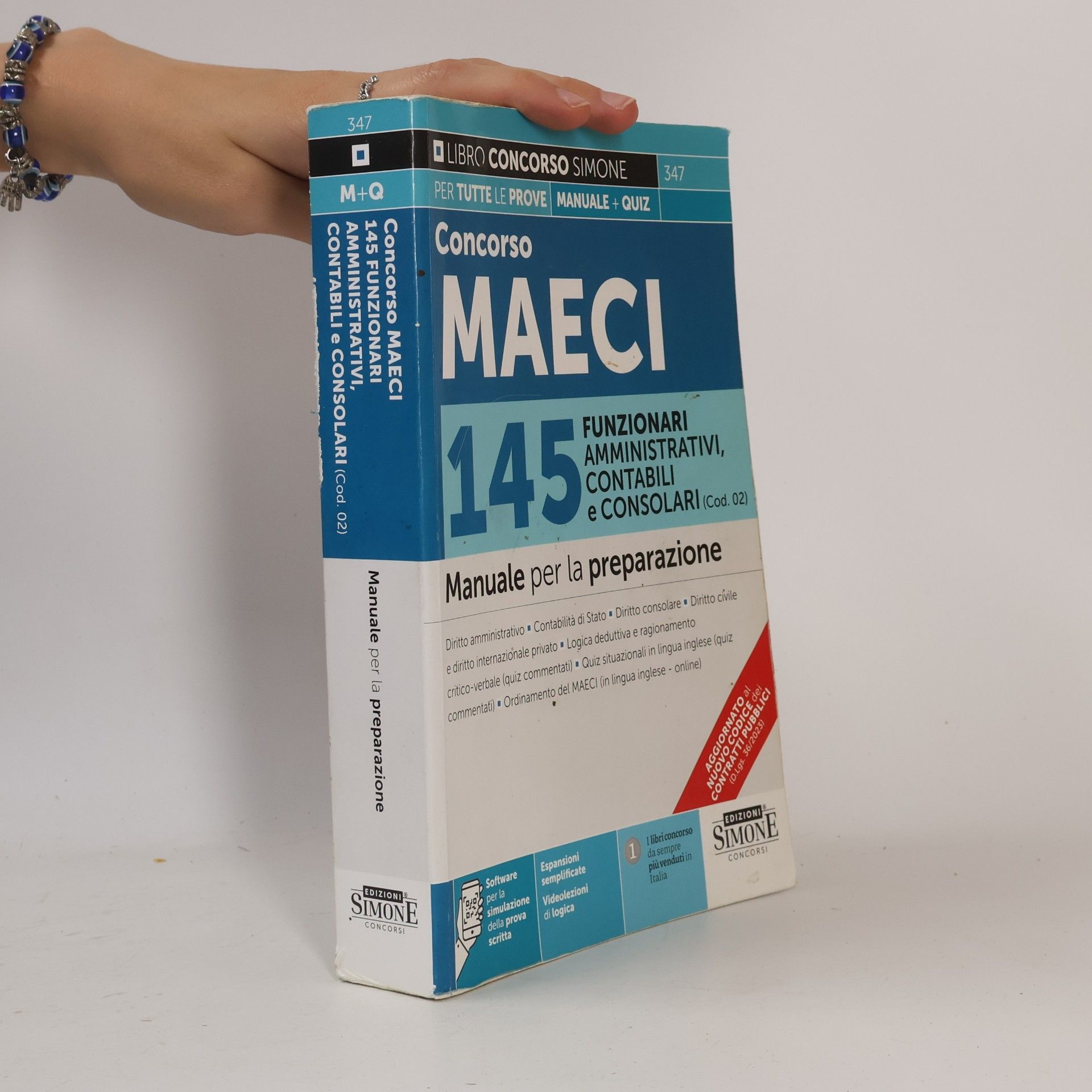 Kolektiv autorů Concorso MAECI 2023 145 Funzionari Amministrativi Contabili e Consolari (Cod. 02)