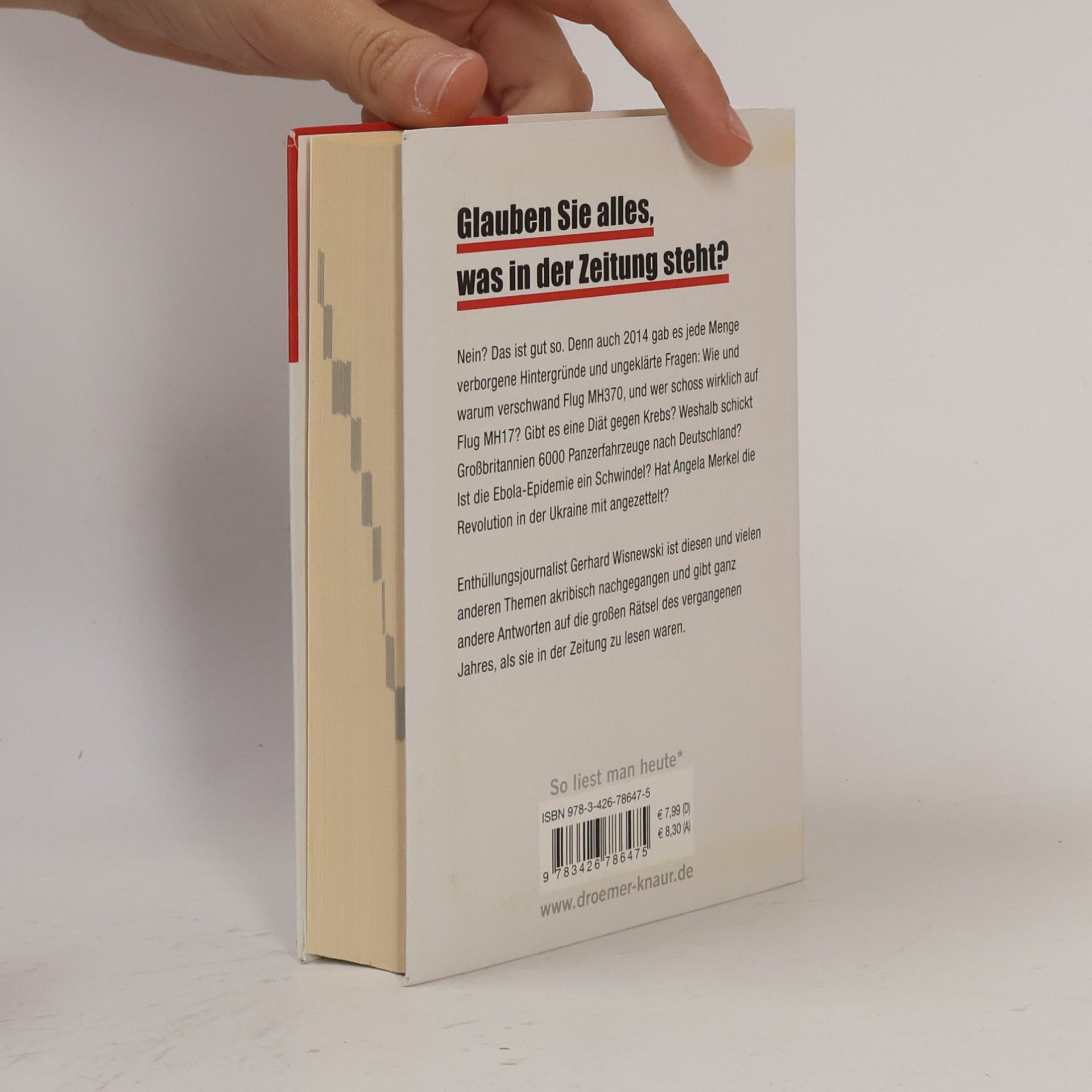 Gerhard Wisnewski 2015 Das andere Jahrbuch. Verheimlicht, vertuscht, vergessen. Was 2014 nicht in der Zeitung stand