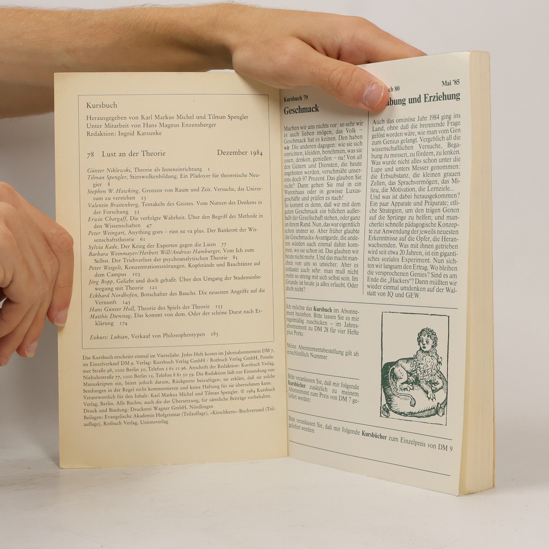Various authors Kursbuch 78
