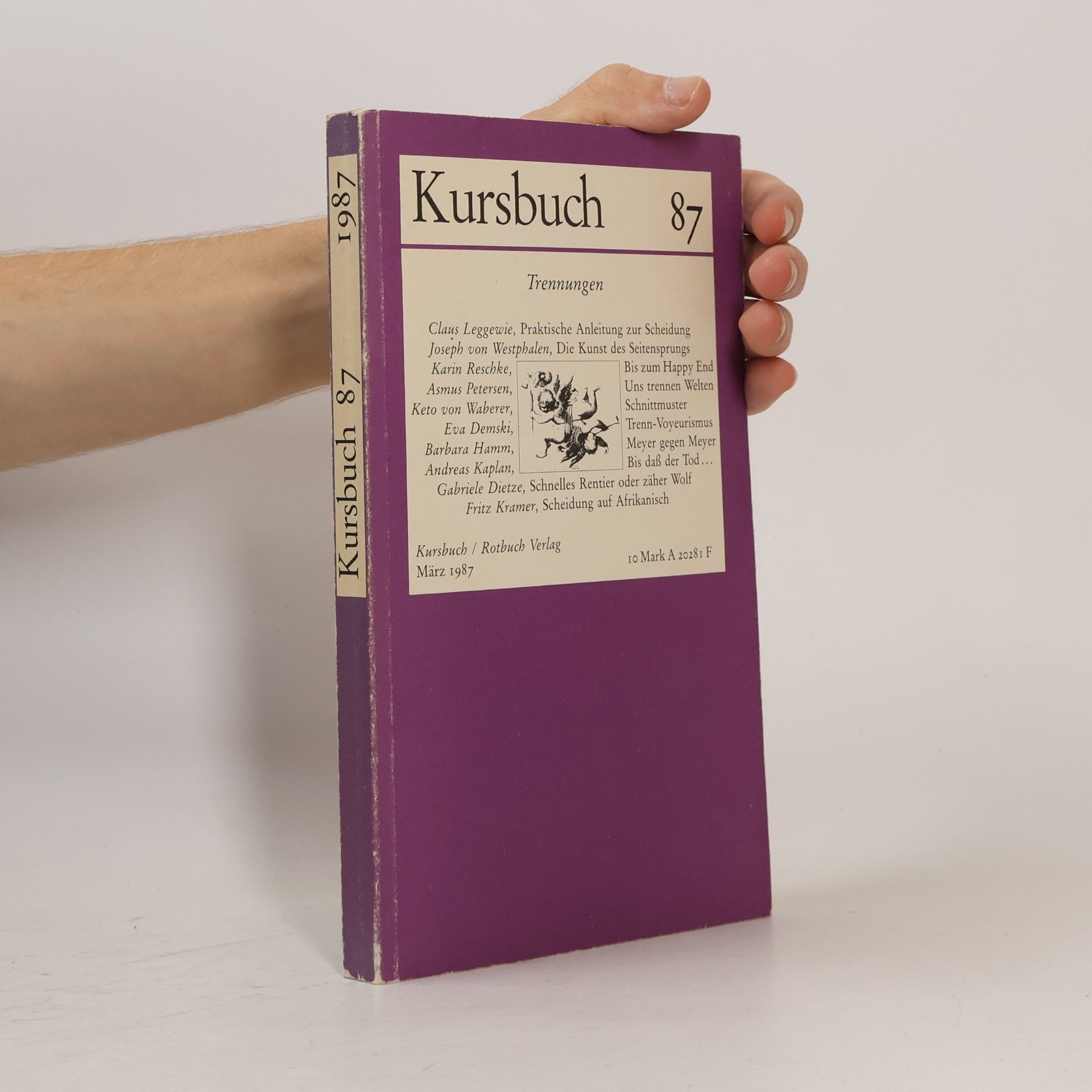 Autorenkollektiv Kursbuch 87: Trennungen