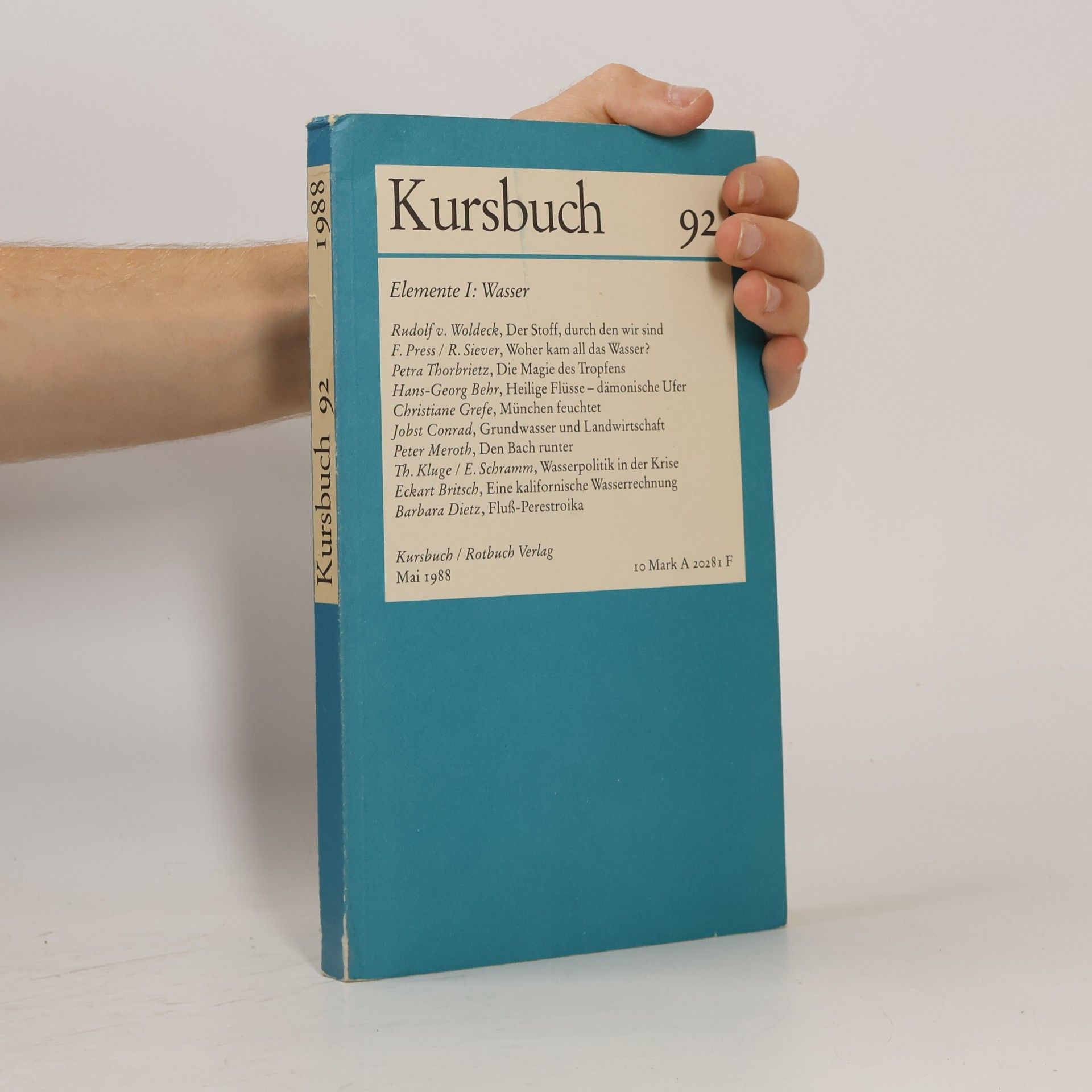 Autorenkollektiv Kursbuch 92