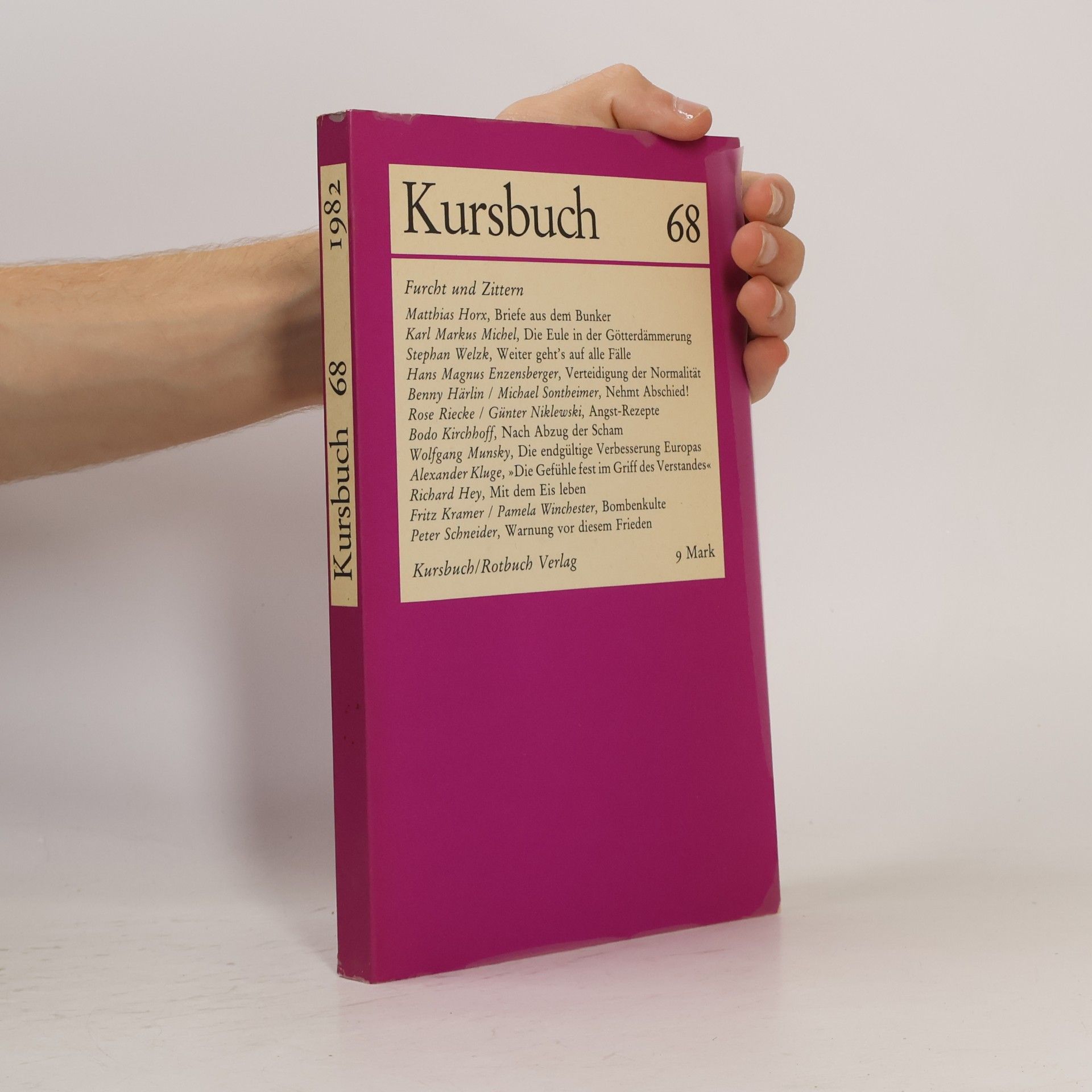 Autorenkollektiv Kursbuch 68