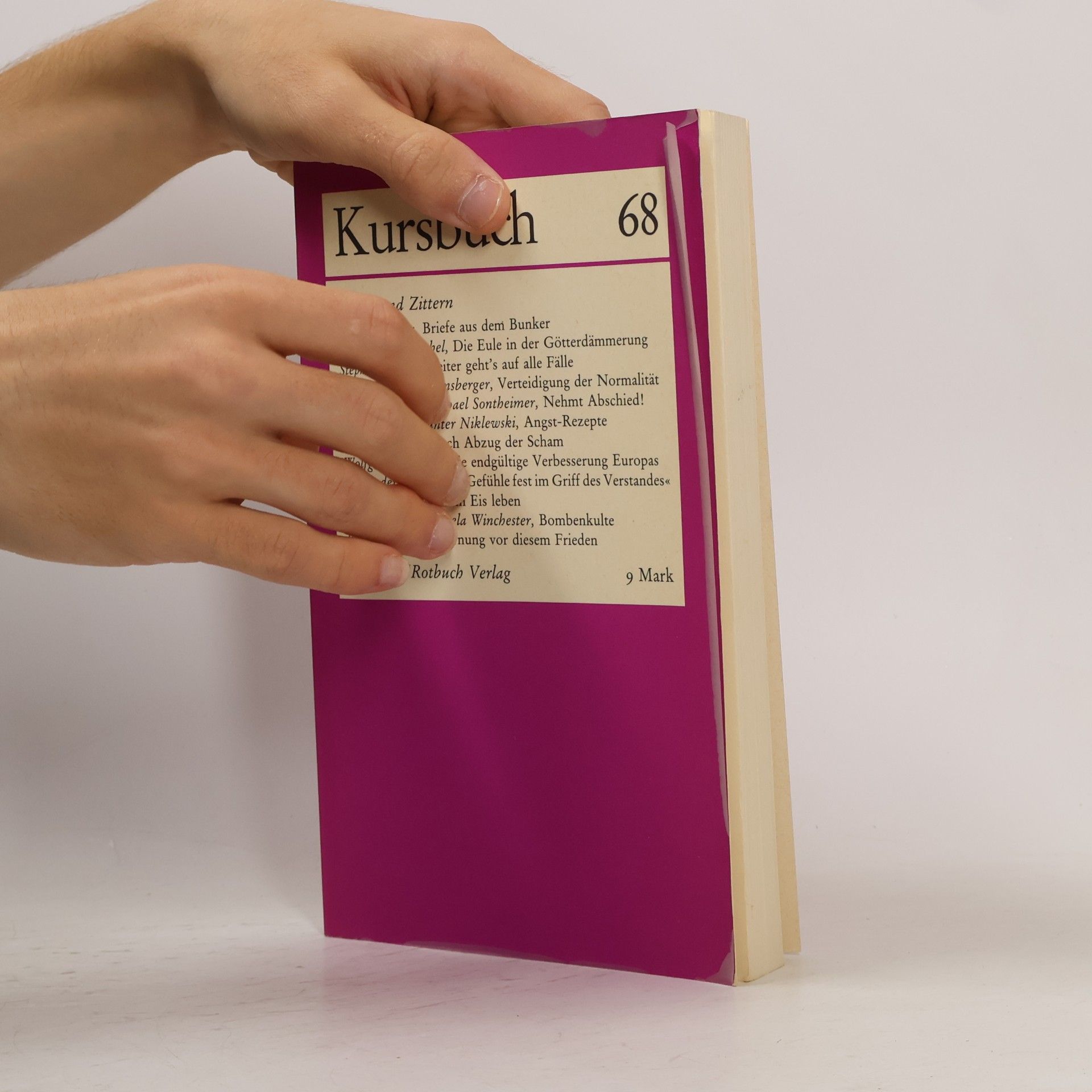 Autorenkollektiv Kursbuch 68