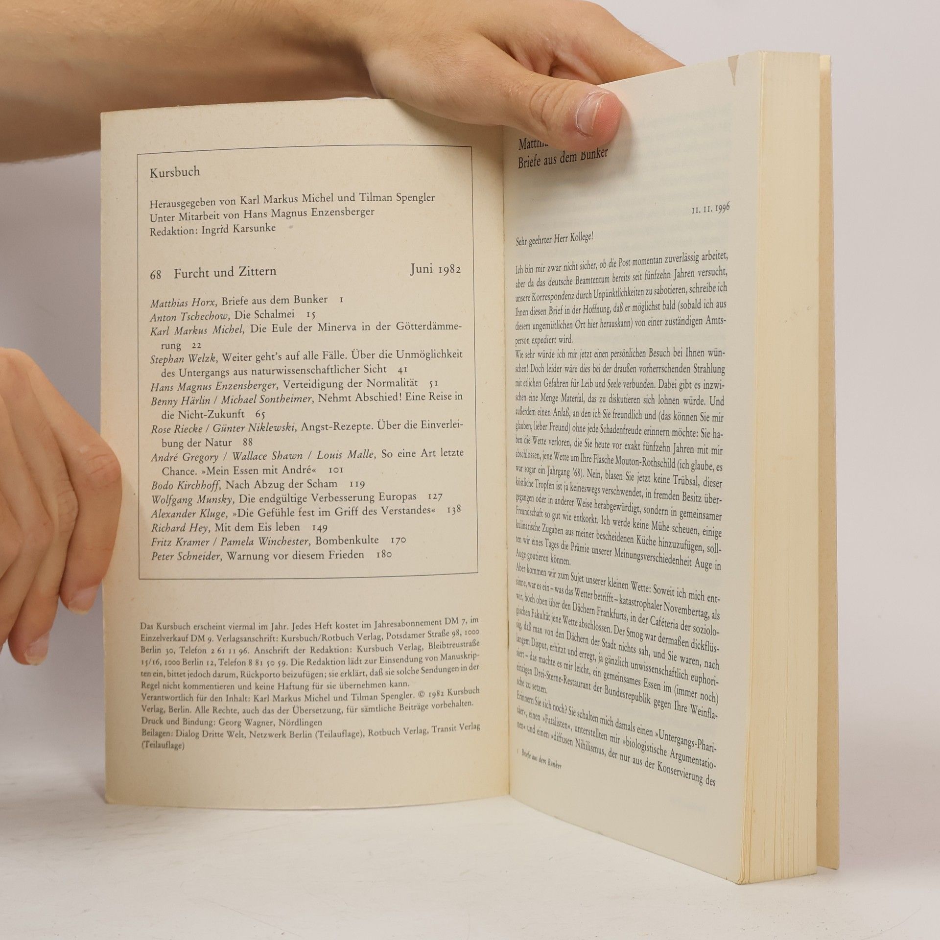 Autorenkollektiv Kursbuch 68