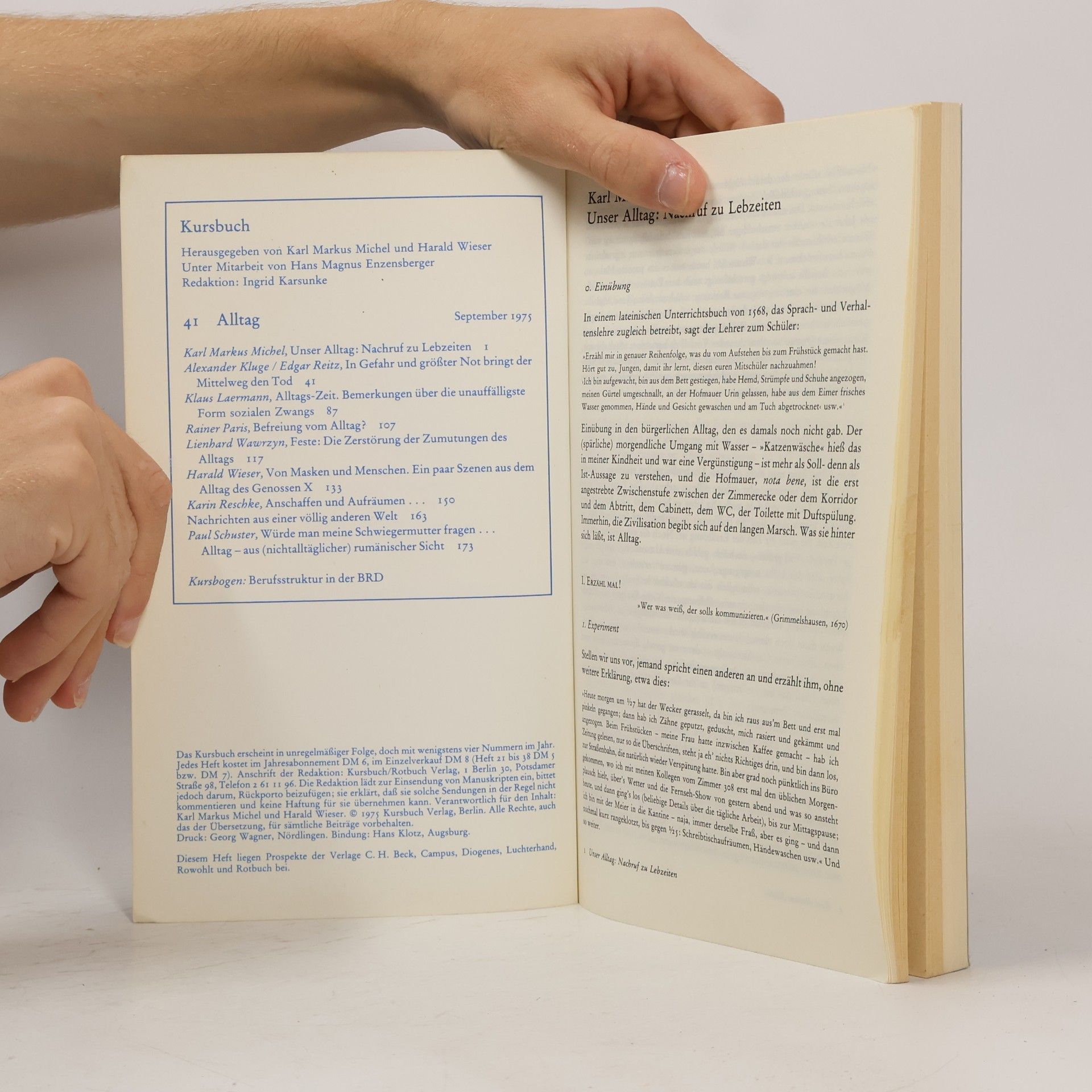 Autorenkollektiv Kursbuch 41
