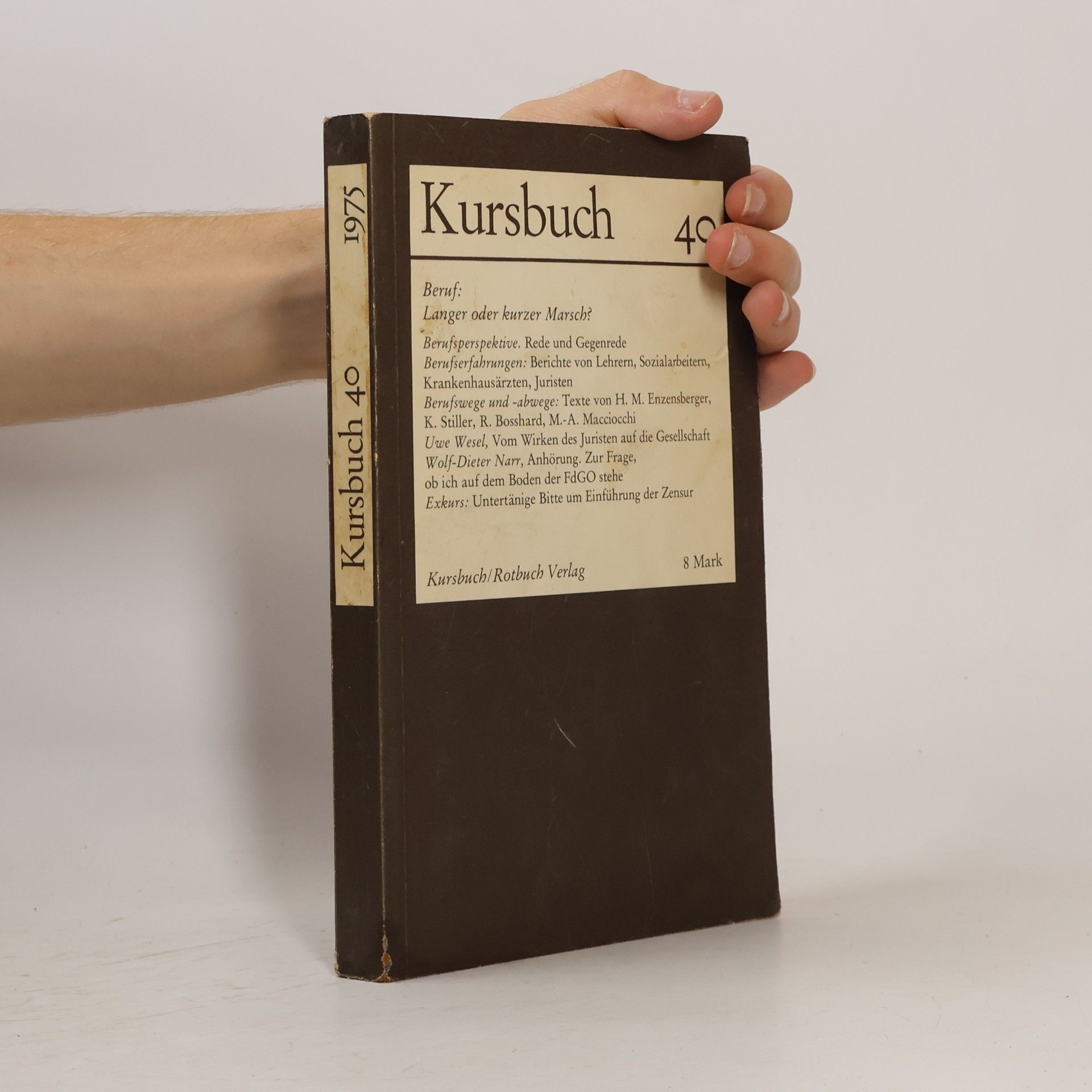 Various authors Kursbuch 40