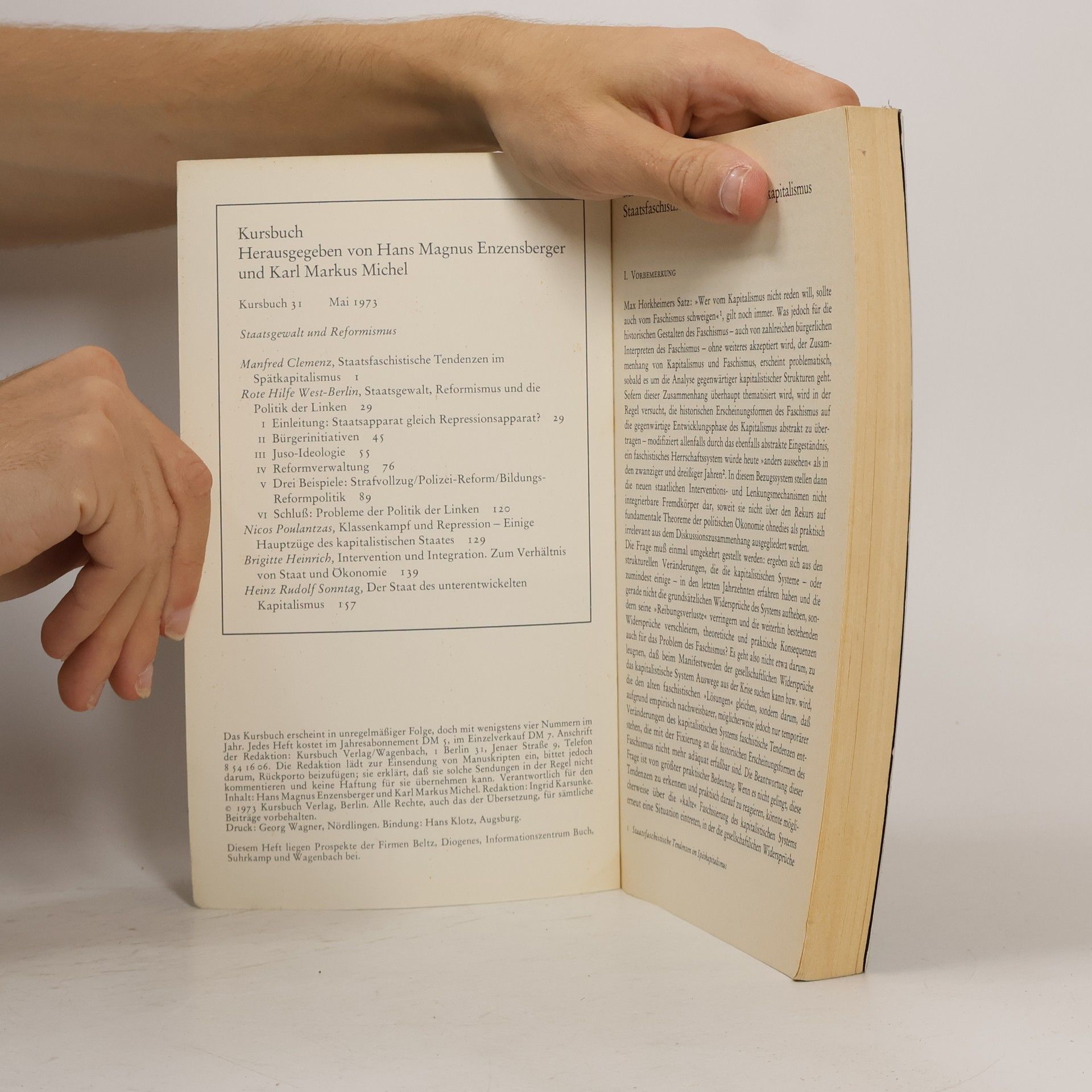 Autorenkollektiv Kursbuch 31