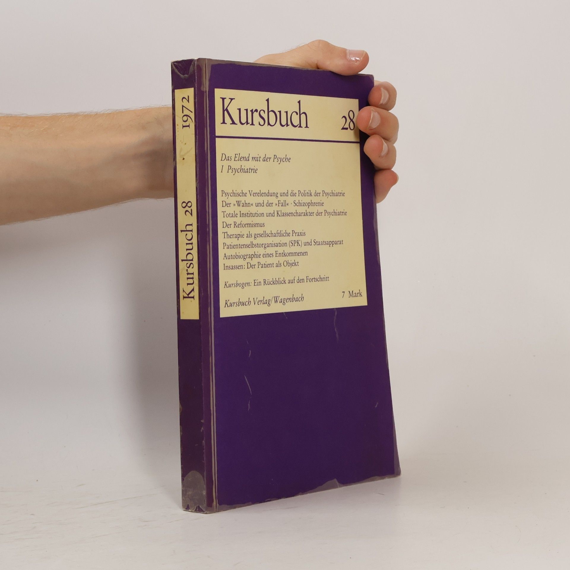 Various authors Kursbuch 28. Das Elend mit der Psyche.