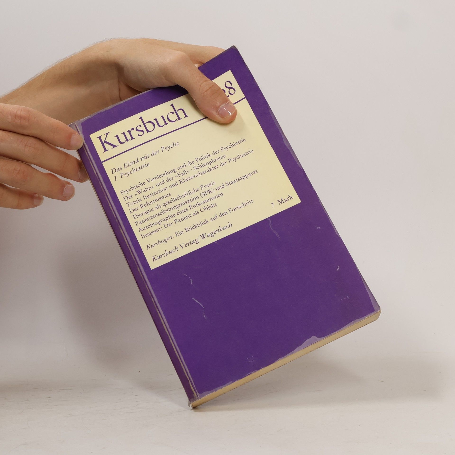 Various authors Kursbuch 28. Das Elend mit der Psyche.