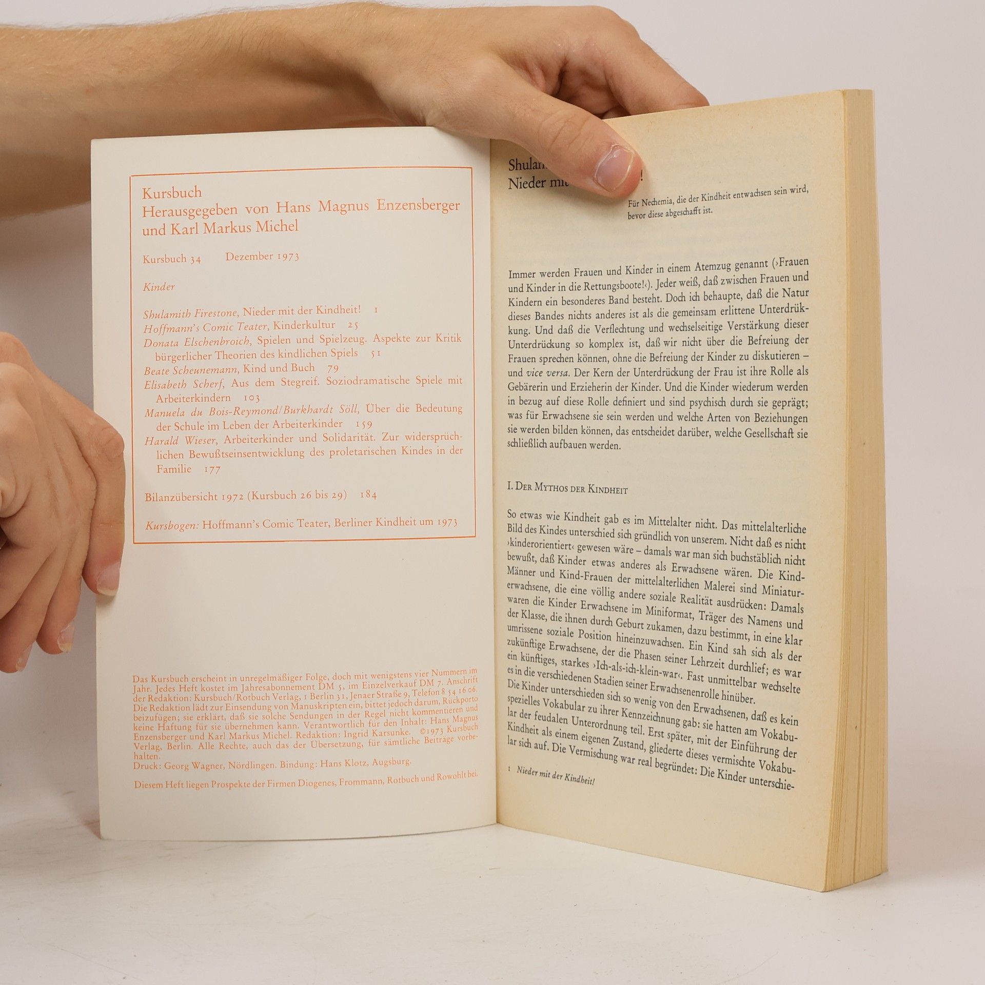 Various authors Kursbuch 34. Kinder