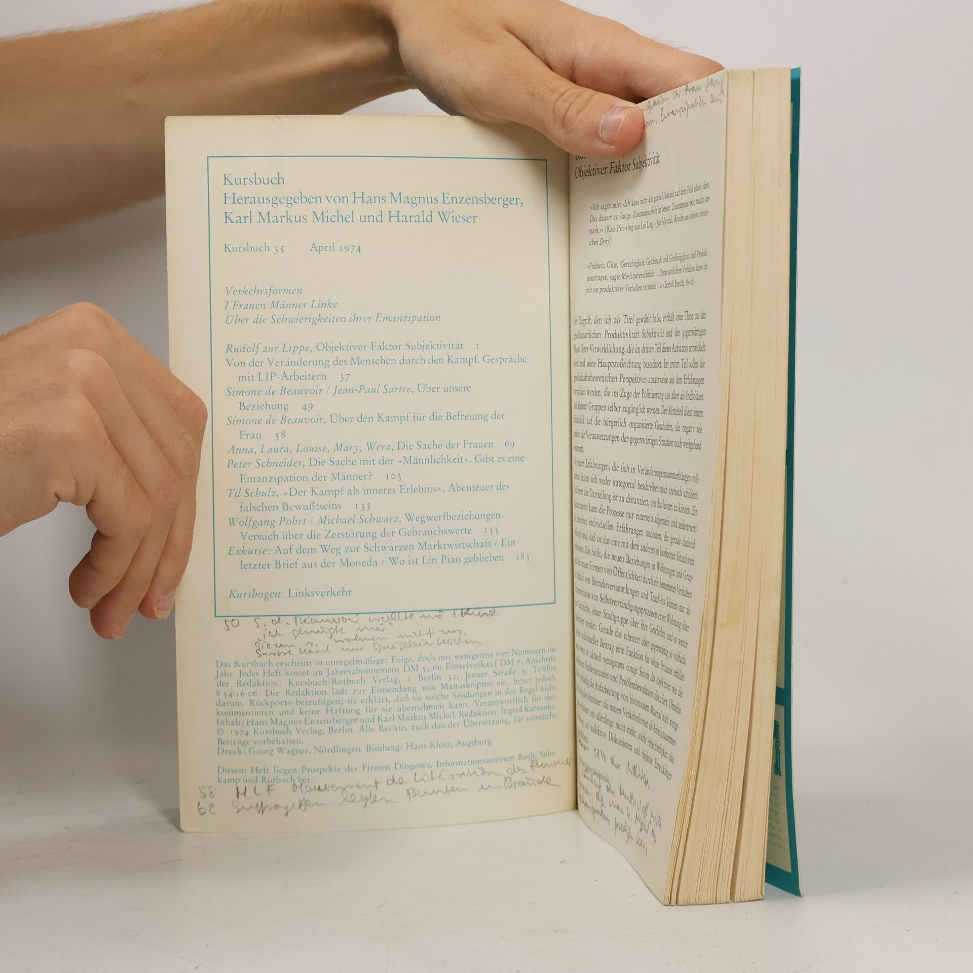 Various authors Kursbuch 35