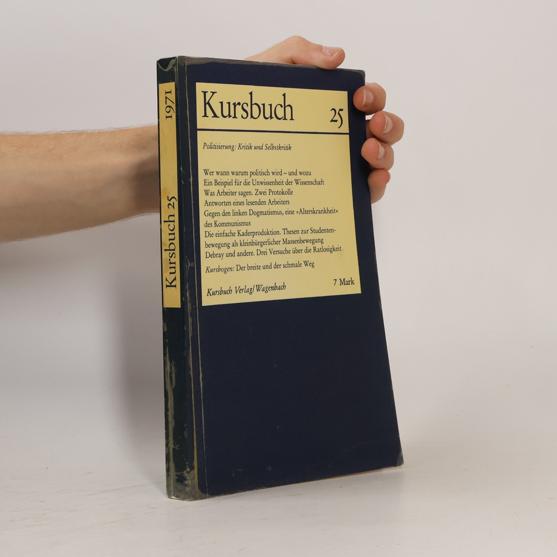 Various authors Kursbuch 25