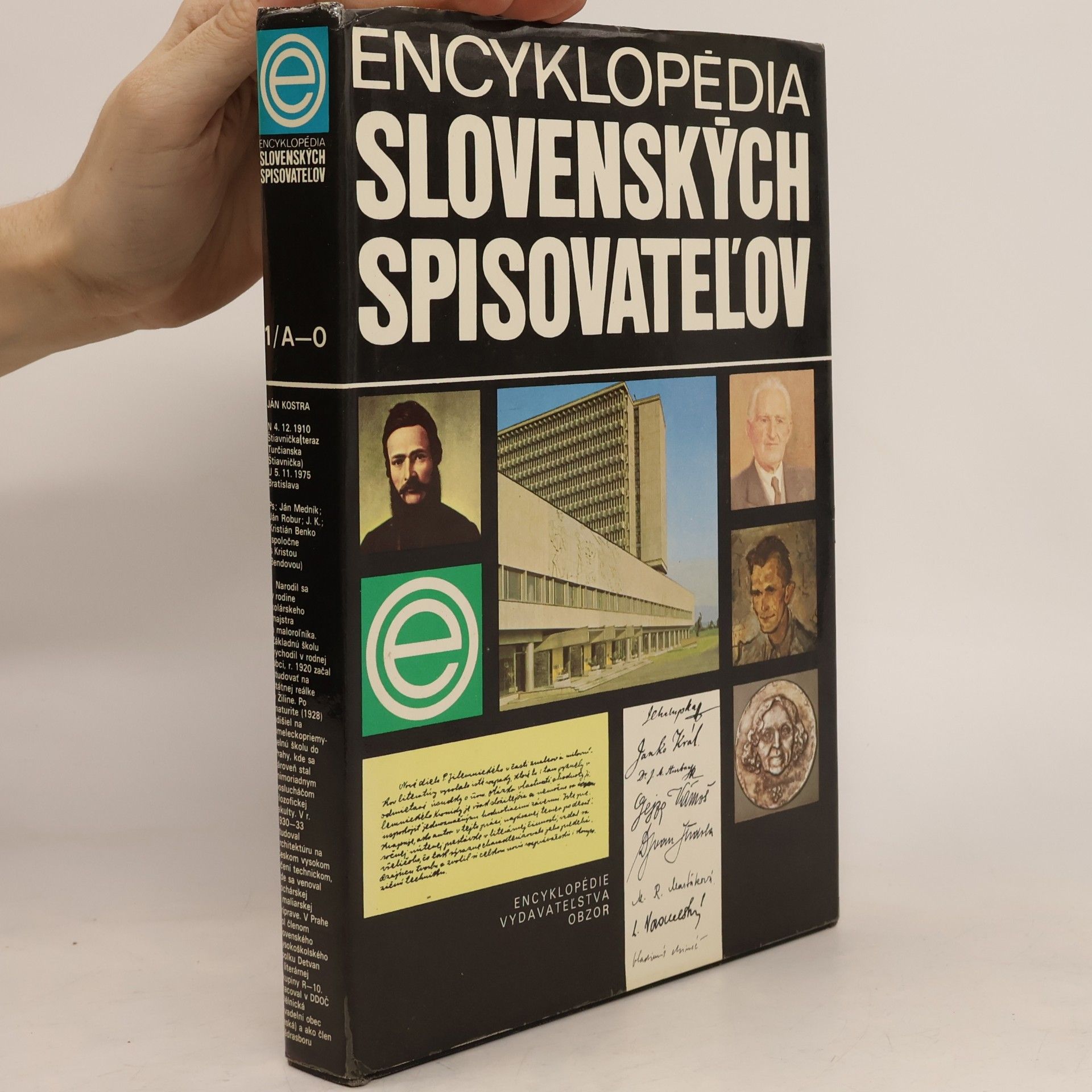 Auteurscollectief Encyklopédia slovenských spisovateľov. 1. zväzok (A-O)