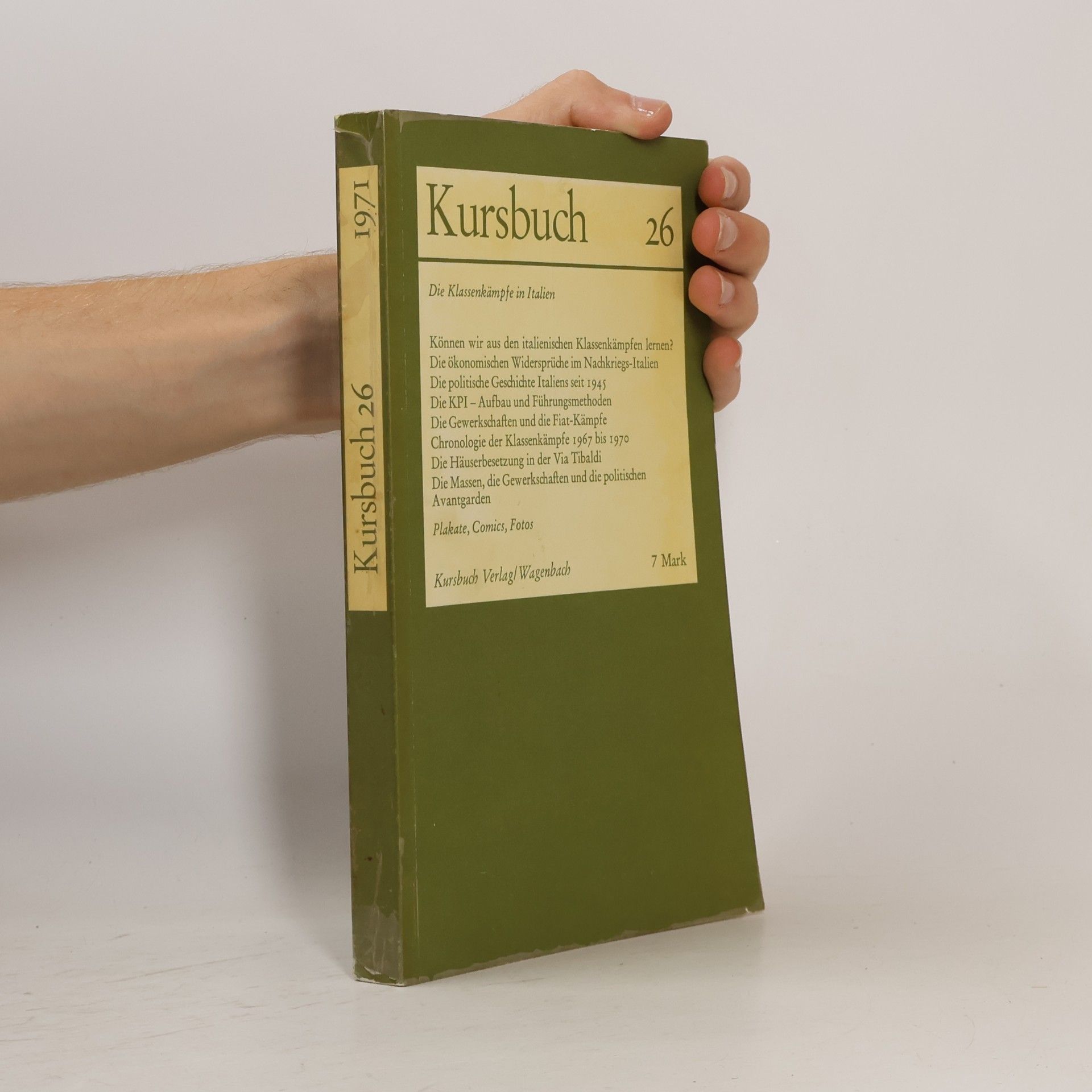 Autorenkollektiv Kursbuch 26 - Die Klassenkämpfe in Italien