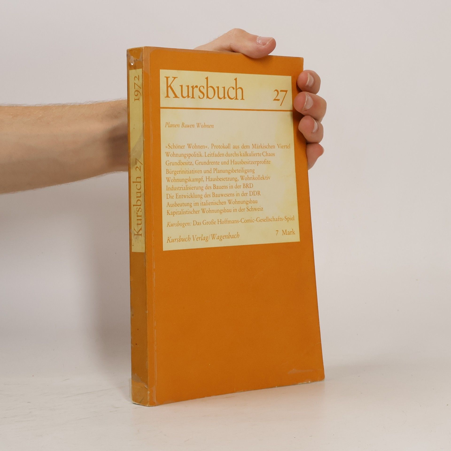 Various authors Kursbuch 27