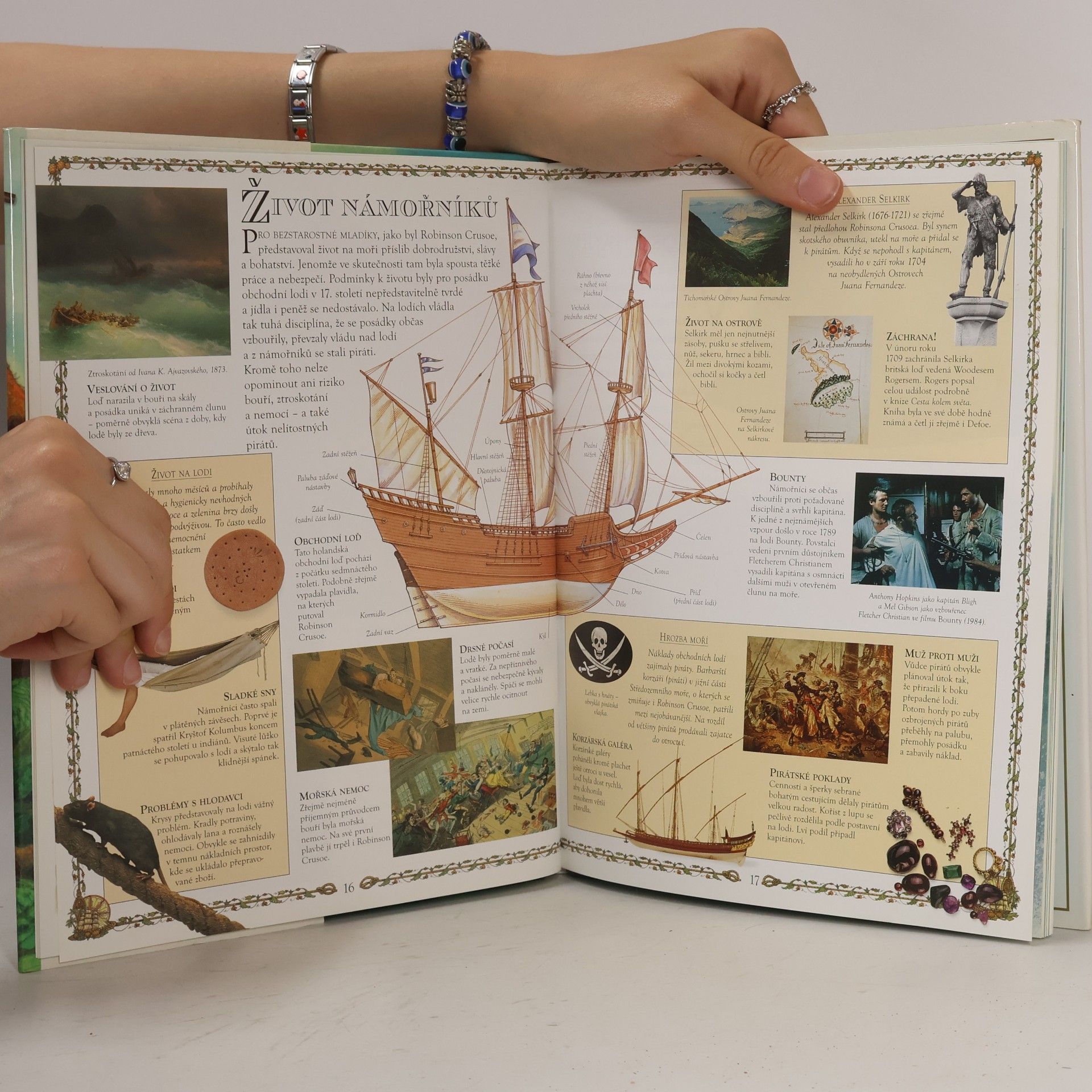 Daniel Defoe Robinson Crusoe. Klasický příběh obohacený o zajímavá fakta a fotografie
