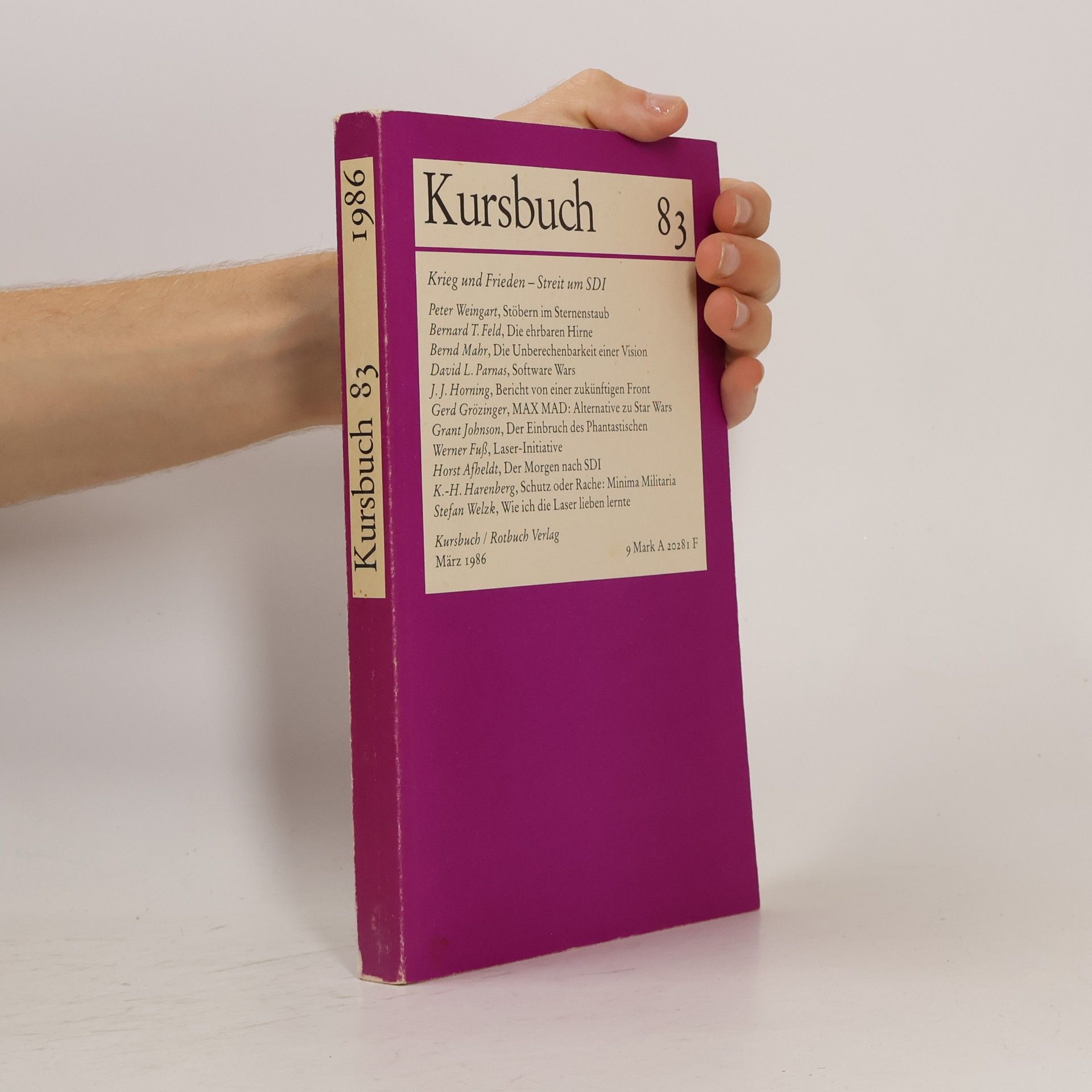 Autorenkollektiv Kursbuch 83