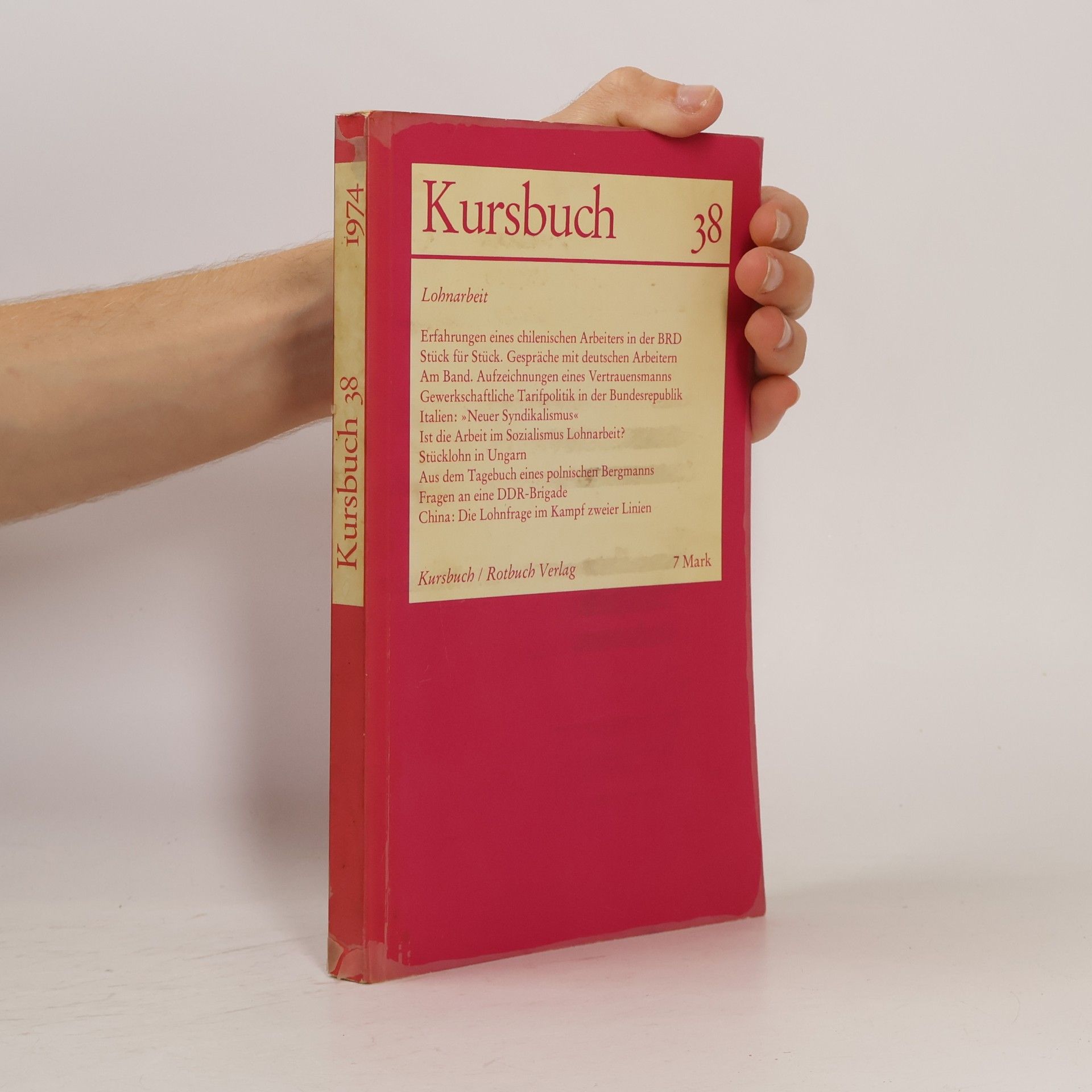 Autorenkollektiv Kursbuch 38