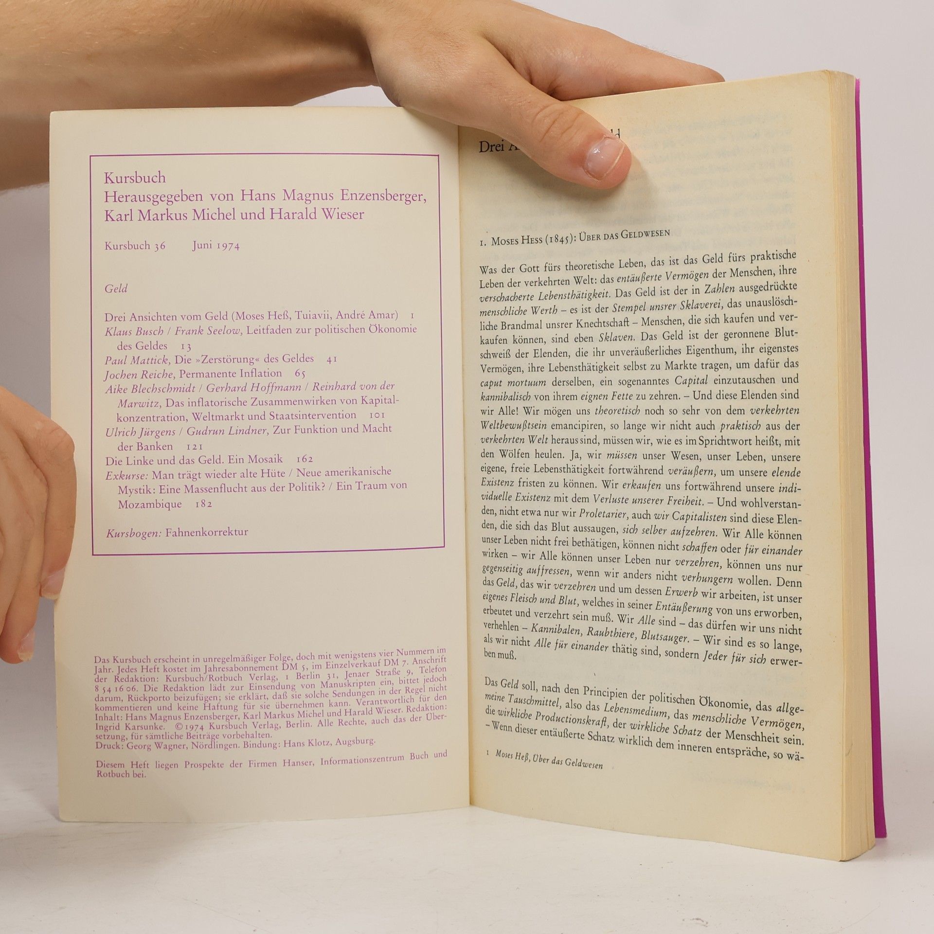 Andreas Mietzsch BioTechnologie Kursbuch Nr. 36